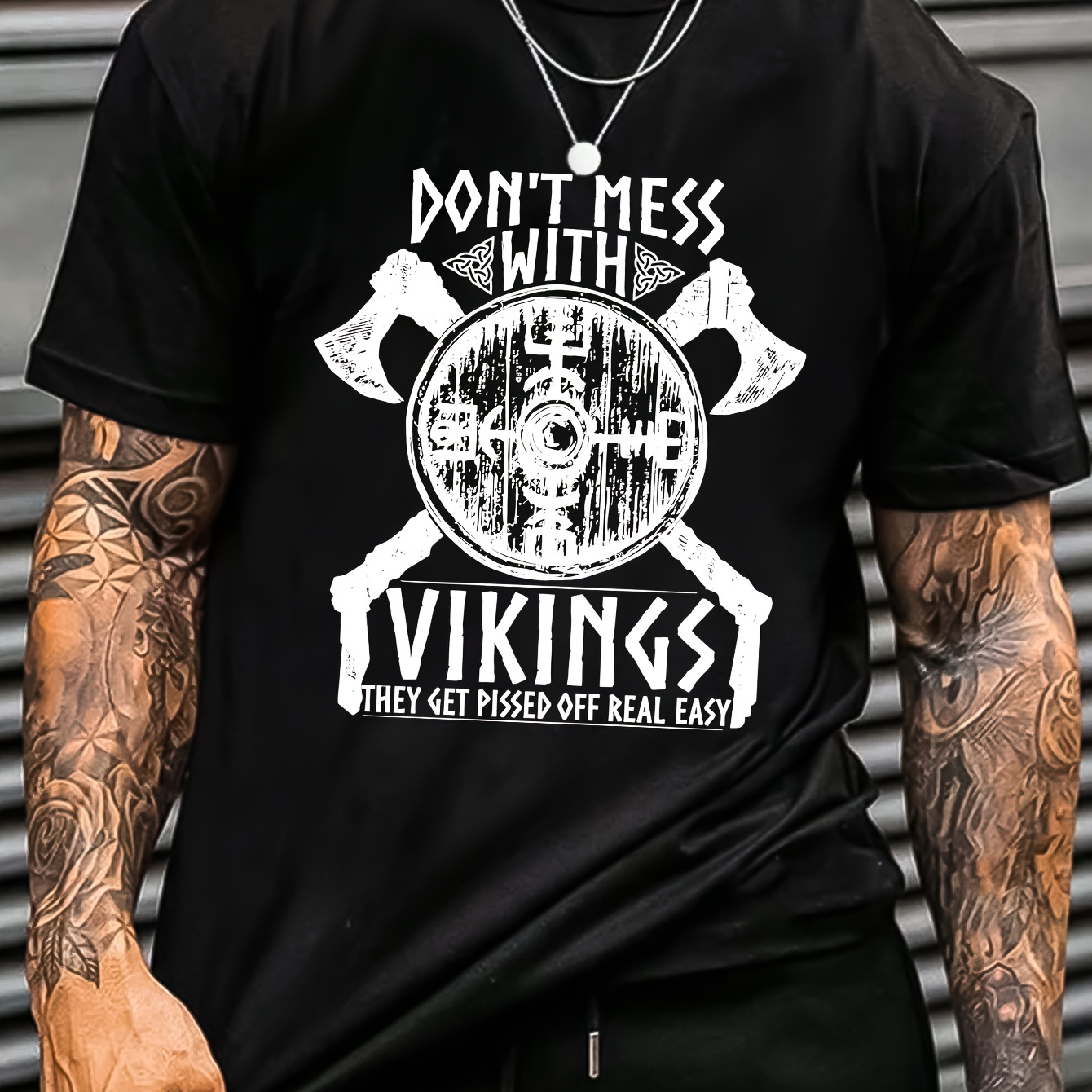 ' 'creative Print Men's Short Sleeve T-shirt, Casual Round Neck Top, Versatile And Comfortable Tee, Spring& Summer Collection
' 'creative Print Men's Short Sleeve T-shirt, Casual Round Neck Top, Versatile And Comfortable Tee, Spring& Summer Collection