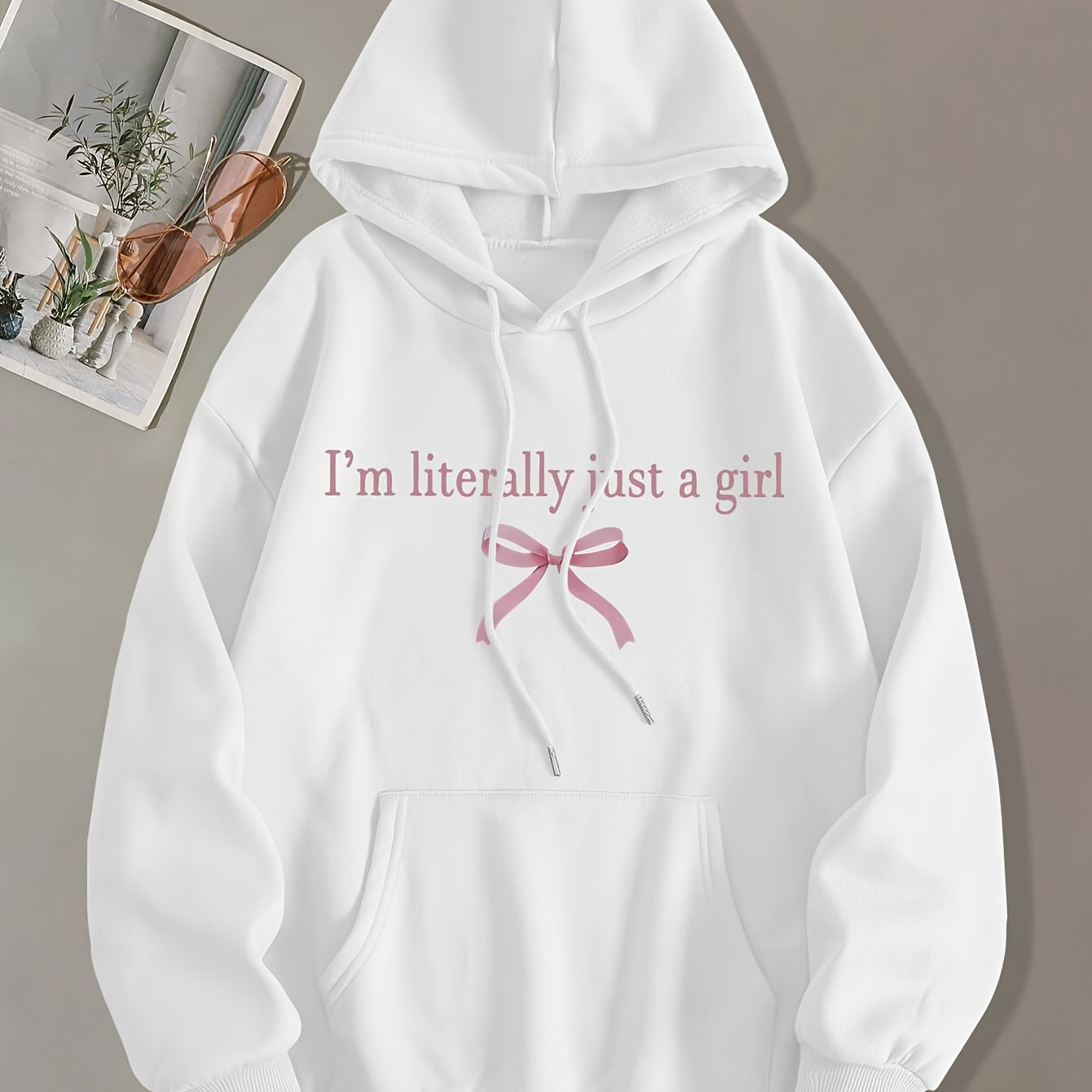 Bow Print Hoodie, Drawstring Casual Hooded Sweatshirt For Winter & Fall, Women's Clothing
Bow Print Hoodie, Drawstring Casual Hooded Sweatshirt For Winter & Fall, Women's Clothing