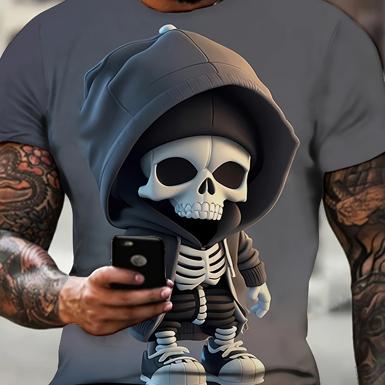 Men's Large Size 3d Novelty Pattern Printed T-shirt, Summer Casual Sports Short Sleeve T-shirt Suitable For Tall And Tall Men, Comfortable Fabric, Plus Size
Men's Large Size 3d Novelty Pattern Printed T-shirt, Summer Casual Sports Short Sleeve T-shirt Suitable For Tall And Tall Men, Comfortable Fabric, Plus Size