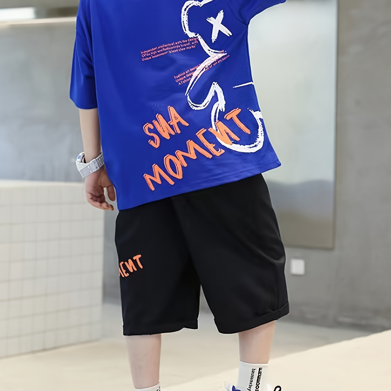 2pcs Boys Casual Bear And Letter Print Comfortable Versatile Short Sleeve T-shirt & Shorts Set, Cool, Lightweight And Comfy Summer Clothes!
2pcs Boys Casual Bear And Letter Print Comfortable Versatile Short Sleeve T-shirt & Shorts Set, Cool, Lightweight And Comfy Summer Clothes!