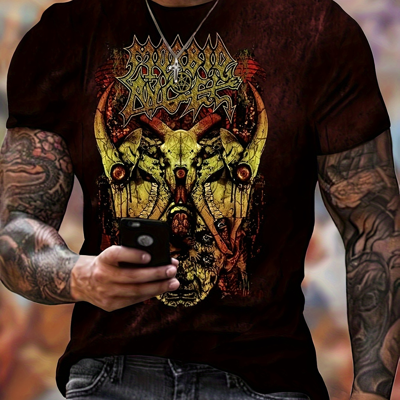 Digital Pattern Print Men's Short Sleeve Comfy T-shirt, Graphic Tee Men's Summer Clothes, Men's Clothing
Digital Pattern Print Men's Short Sleeve Comfy T-shirt, Graphic Tee Men's Summer Clothes, Men's Clothing