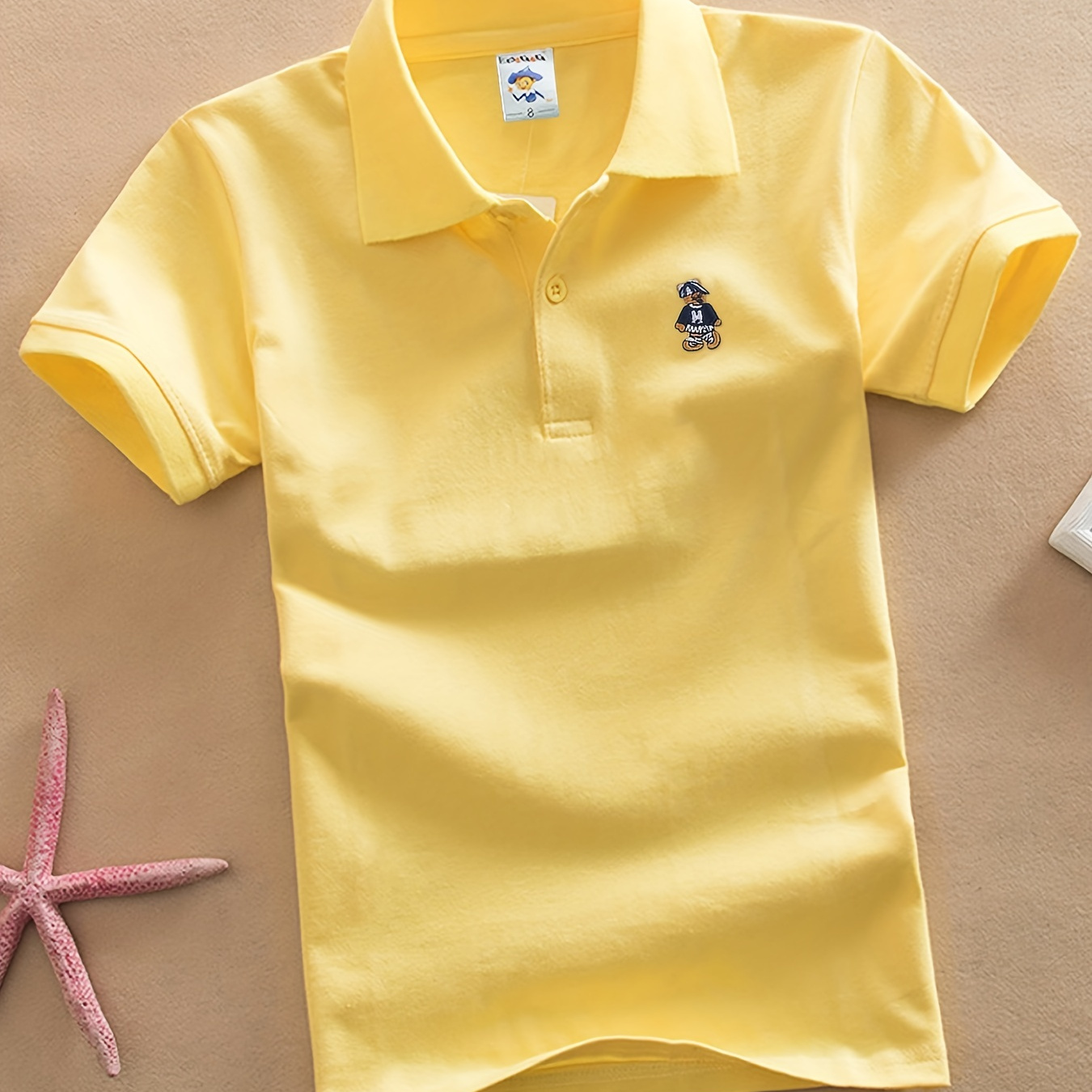 Boys Casual Trendy Cute Cotton Short Sleeve Polo T-shirt For Summer Holiday Party Kids Clothes
Boys Casual Trendy Cute Cotton Short Sleeve Polo T-shirt For Summer Holiday Party Kids Clothes