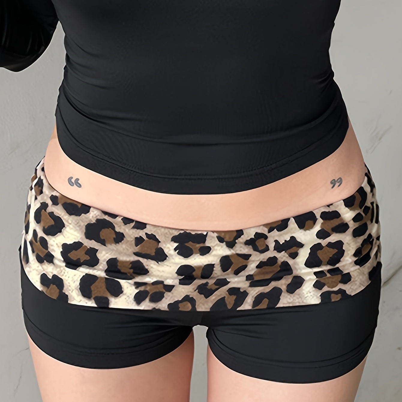 Leopard Print Low Waist Shorts, Y2k Skinny Stretchy Shorts For Spring & Summer, Women's Clothing
Leopard Print Low Waist Shorts, Y2k Skinny Stretchy Shorts For Spring & Summer, Women's Clothing