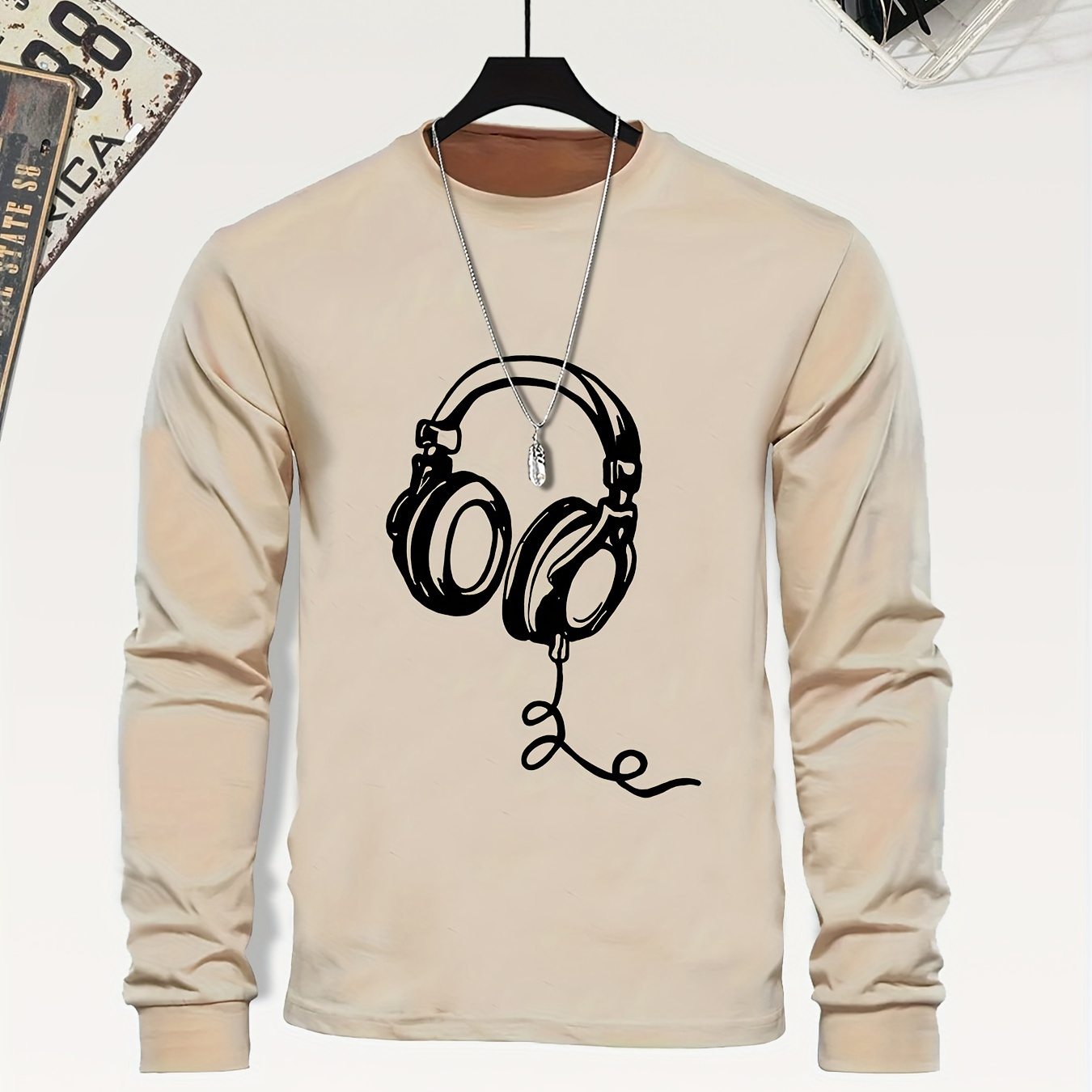 Kuqiqiboy Boys' Casual Long Sleeve T-shirt With Headphone Print - Soft Polyester , Stretchy & Machine Washable - Fall/winter
Kuqiqiboy Boys' Casual Long Sleeve T-shirt With Headphone Print - Soft Polyester , Stretchy & Machine Washable - Fall/winter