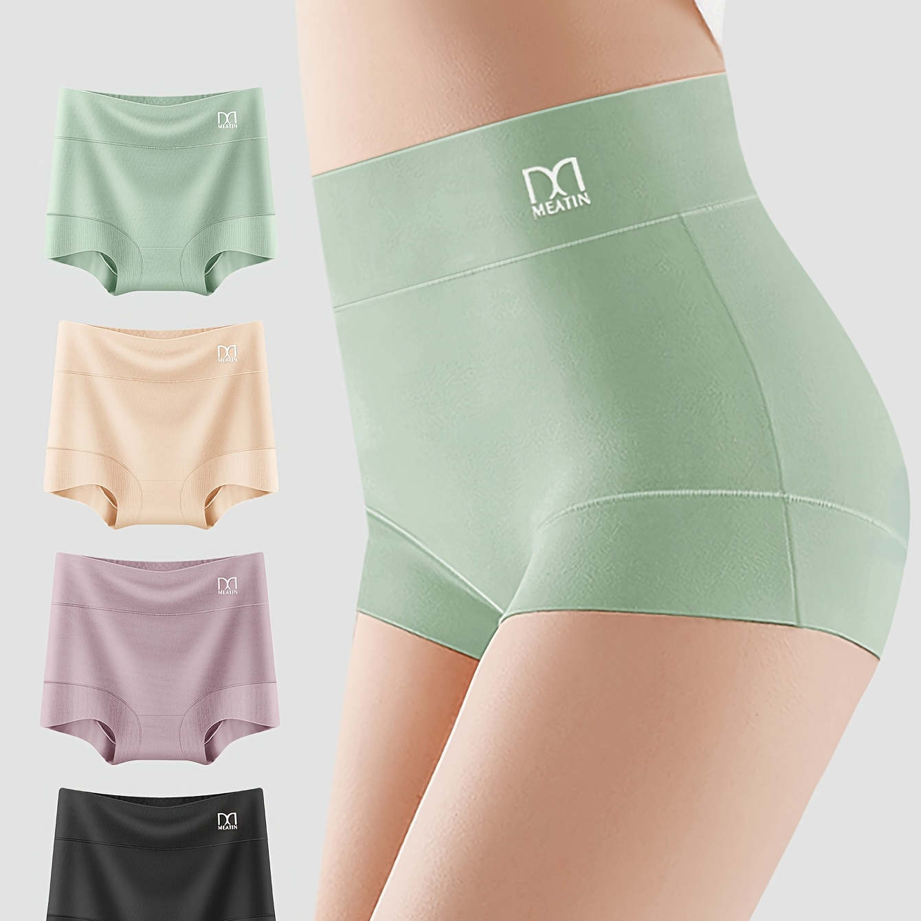 4pcs Simple Letter Pattern High Rise Briefs, Comfy Breathable Stretchy Intimates Panties, Women's Lingerie & Underwear
4pcs Simple Letter Pattern High Rise Briefs, Comfy Breathable Stretchy Intimates Panties, Women's Lingerie & Underwear