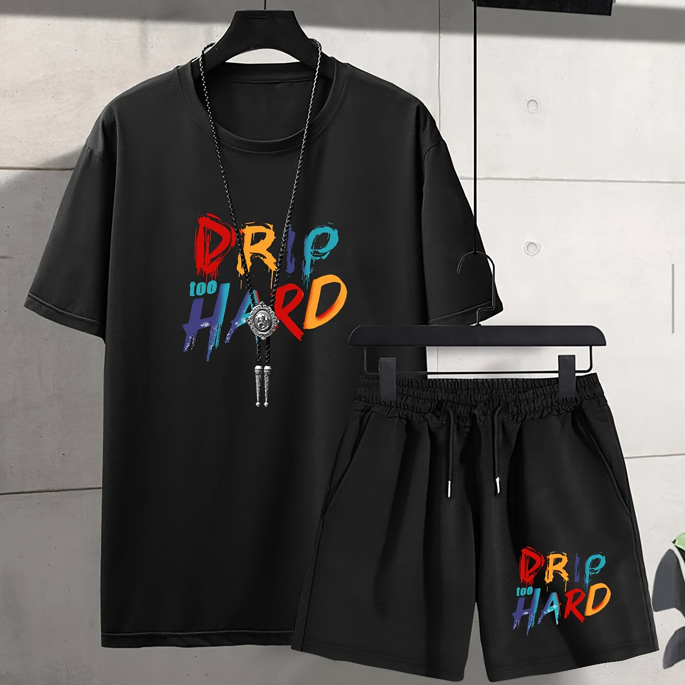 Print, 2pcs Boy's Street Style Short Sleeve Outfit, Crew Neck T-shirt & Shorts Set, Trendy Summer Outfit
Print, 2pcs Boy's Street Style Short Sleeve Outfit, Crew Neck T-shirt & Shorts Set, Trendy Summer Outfit