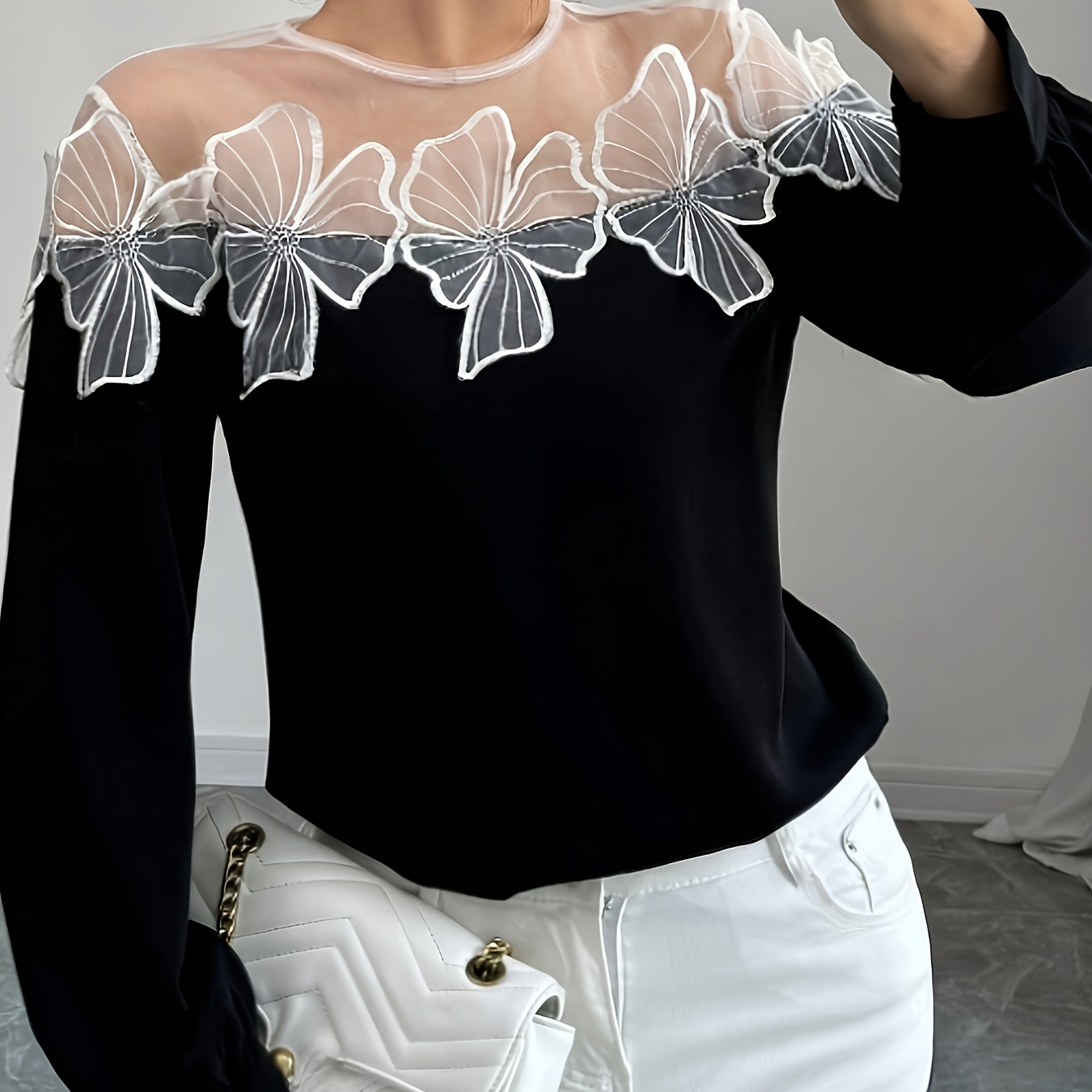 Blouse Élégante à Épaules Dénudées pour Femme, Design avec Détail en , Polyester et Élasthanne, Tissu Tricoté - Printemps/Automne
Blouse Élégante à Épaules Dénudées pour Femme, Design avec Détail en , Polyester et Élasthanne, Tissu Tricoté - Printemps/Automne