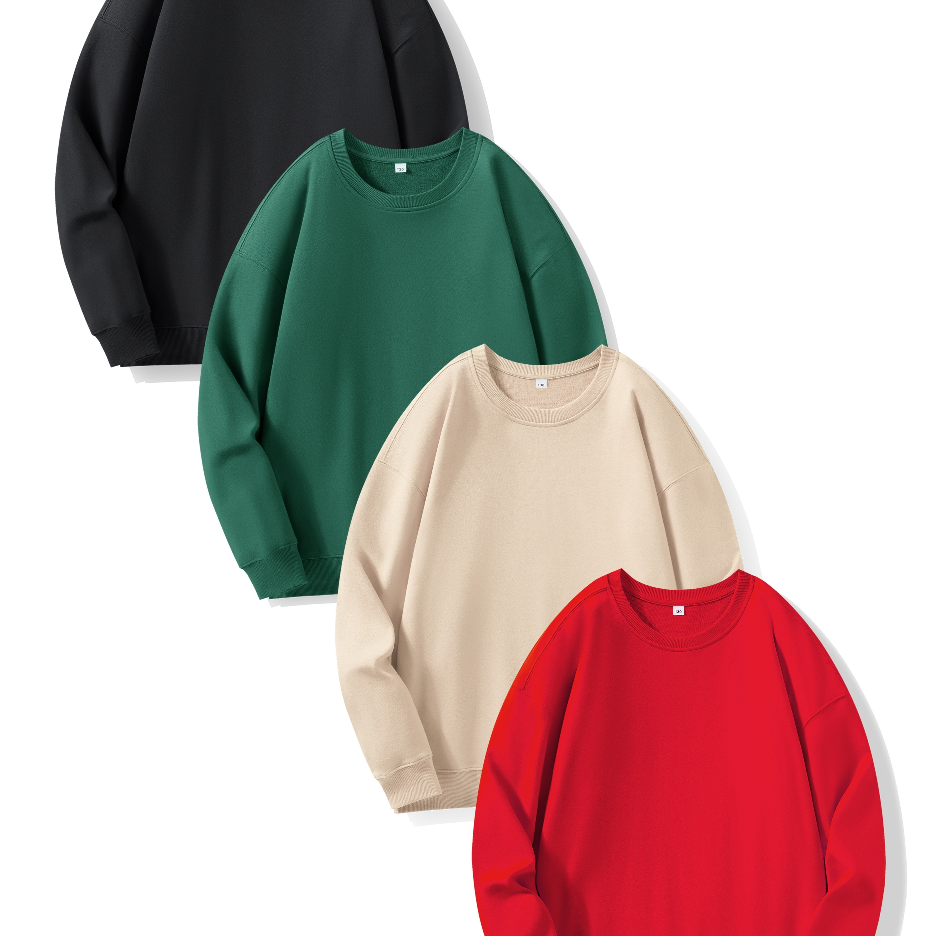 4pcs Boys Casual Solid Color Creative Pullover Sweatshirt, Long Sleeve Crew Neck Tops, Kids Clothes Outdoor
4pcs Boys Casual Solid Color Creative Pullover Sweatshirt, Long Sleeve Crew Neck Tops, Kids Clothes Outdoor