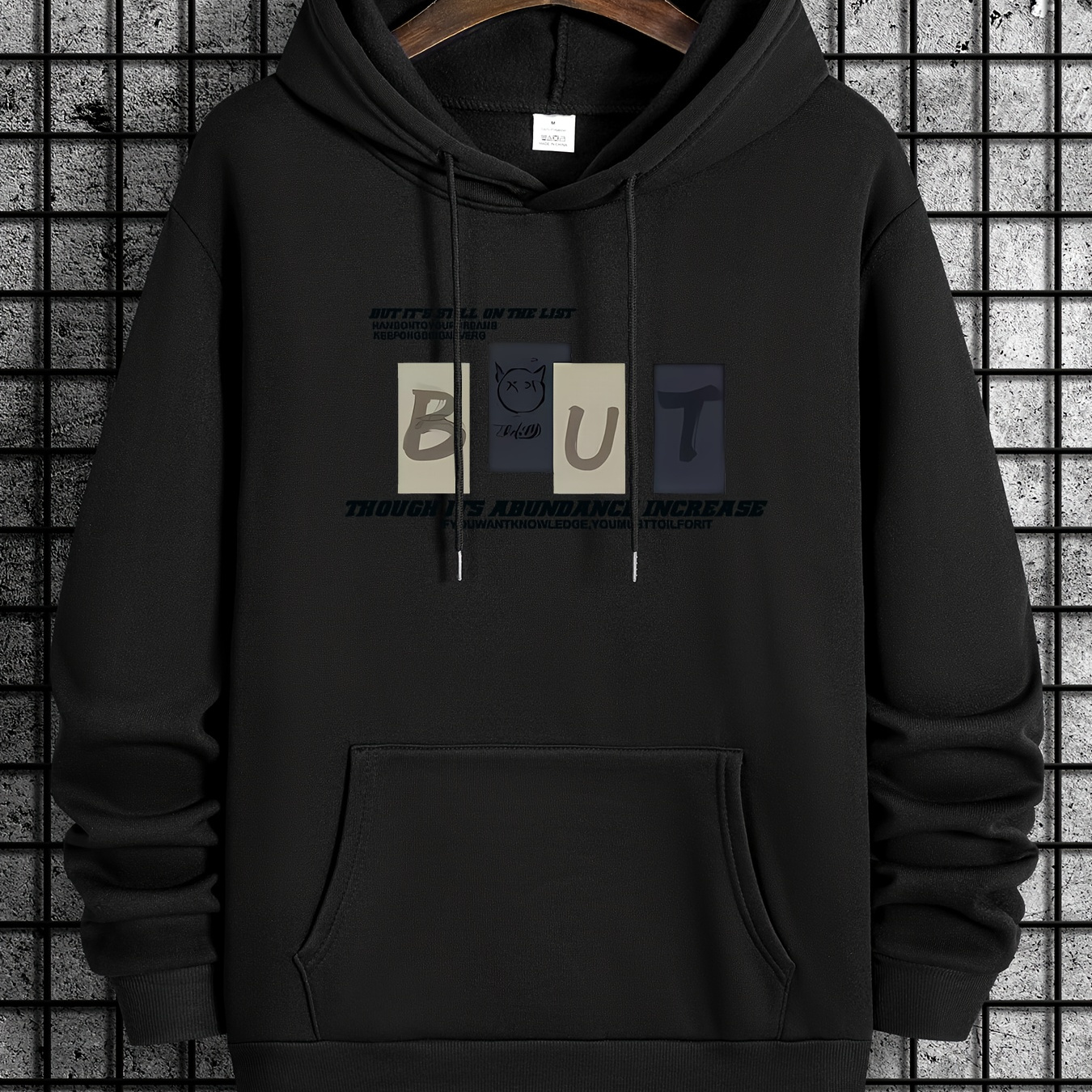 Letter Print Hoodie, Cool Hoodies For Men, Men's Casual Graphic Design Hooded Sweatshirt Streetwear For Winter Fall, As Gifts
Letter Print Hoodie, Cool Hoodies For Men, Men's Casual Graphic Design Hooded Sweatshirt Streetwear For Winter Fall, As Gifts
