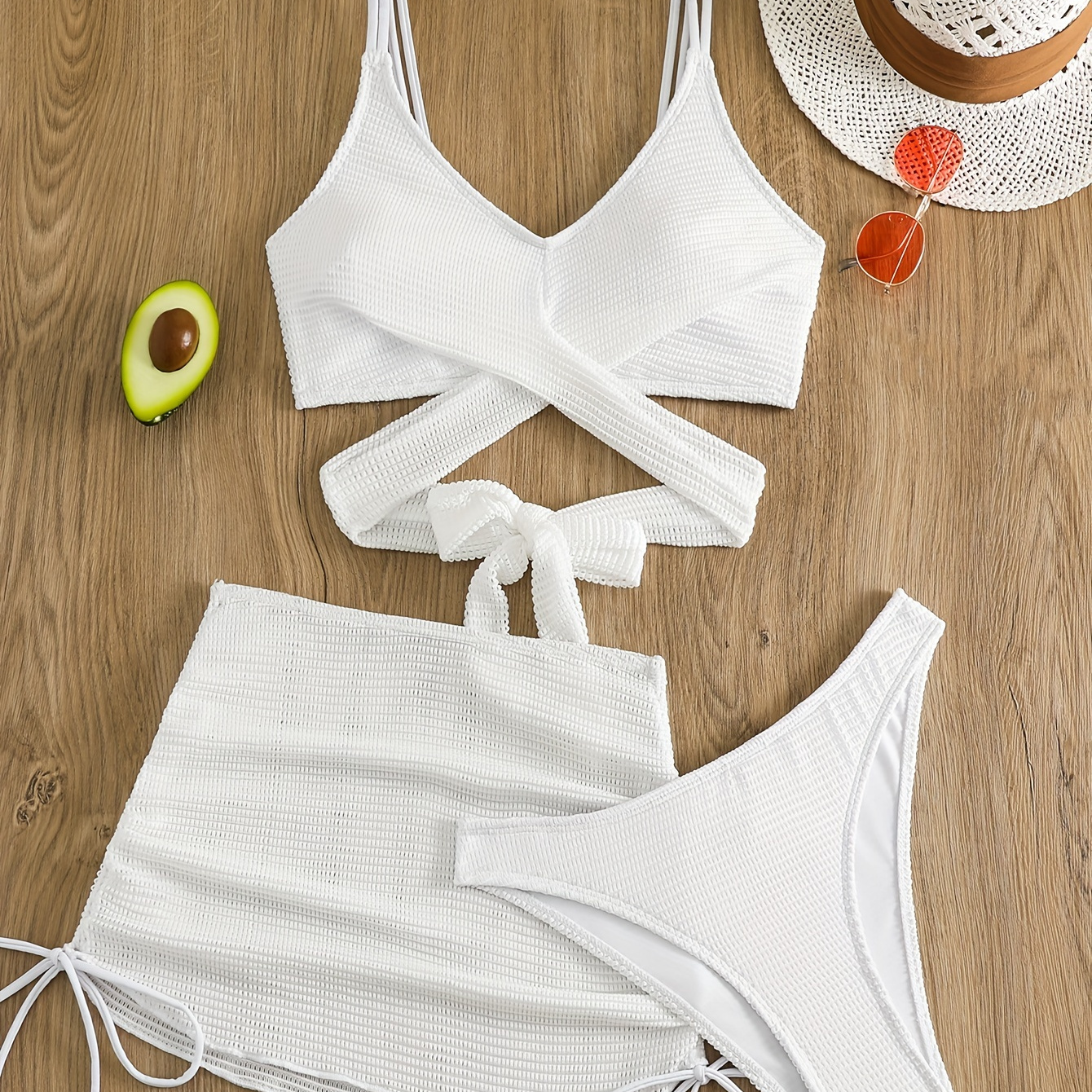 New Stylish And Sexy -strap Women's Bikini Set For Swimming., Beachwear Fashion|highwaisted Bikini|stretchy Polyester , High Waisted Bikini Set
New Stylish And Sexy -strap Women's Bikini Set For Swimming., Beachwear Fashion|highwaisted Bikini|stretchy Polyester , High Waisted Bikini Set