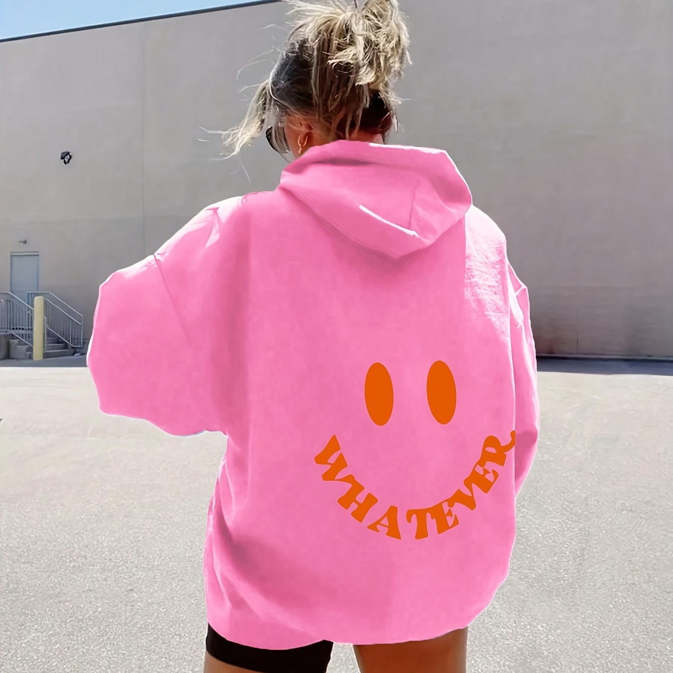 Women's Casual Hoodie - Cozy Polyester Knit Sweatshirt With "" Letter Design, Drawstring Hood, Long Sleeves & Front Pocket For Fall And Winter, Sweater Hoodie
Women's Casual Hoodie - Cozy Polyester Knit Sweatshirt With "" Letter Design, Drawstring Hood, Long Sleeves & Front Pocket For Fall And Winter, Sweater Hoodie