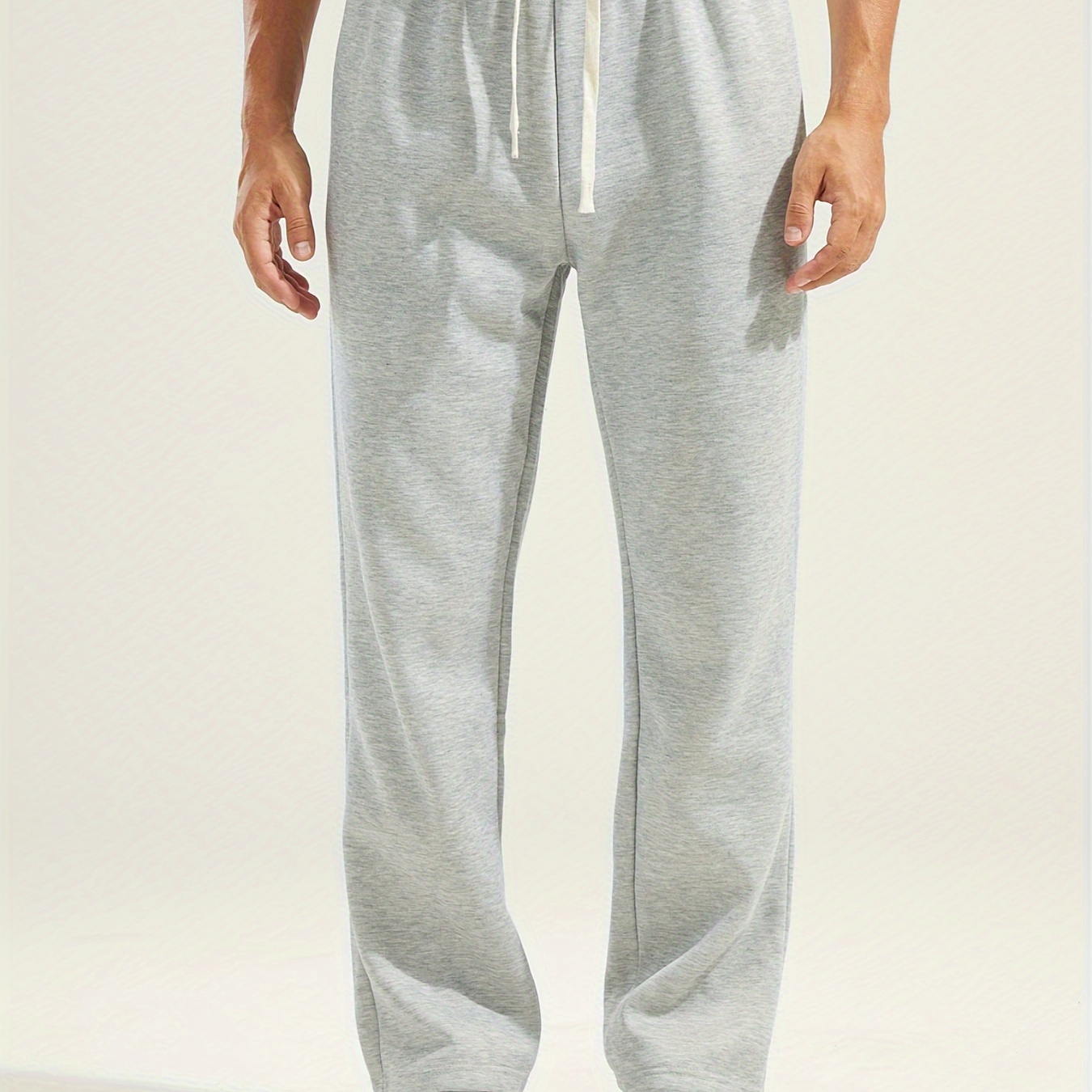 Men's Casual Loose Fit Sports Pants, Waist Drawstring Sweatpants 
Men's Casual Loose Fit Sports Pants, Waist Drawstring Sweatpants