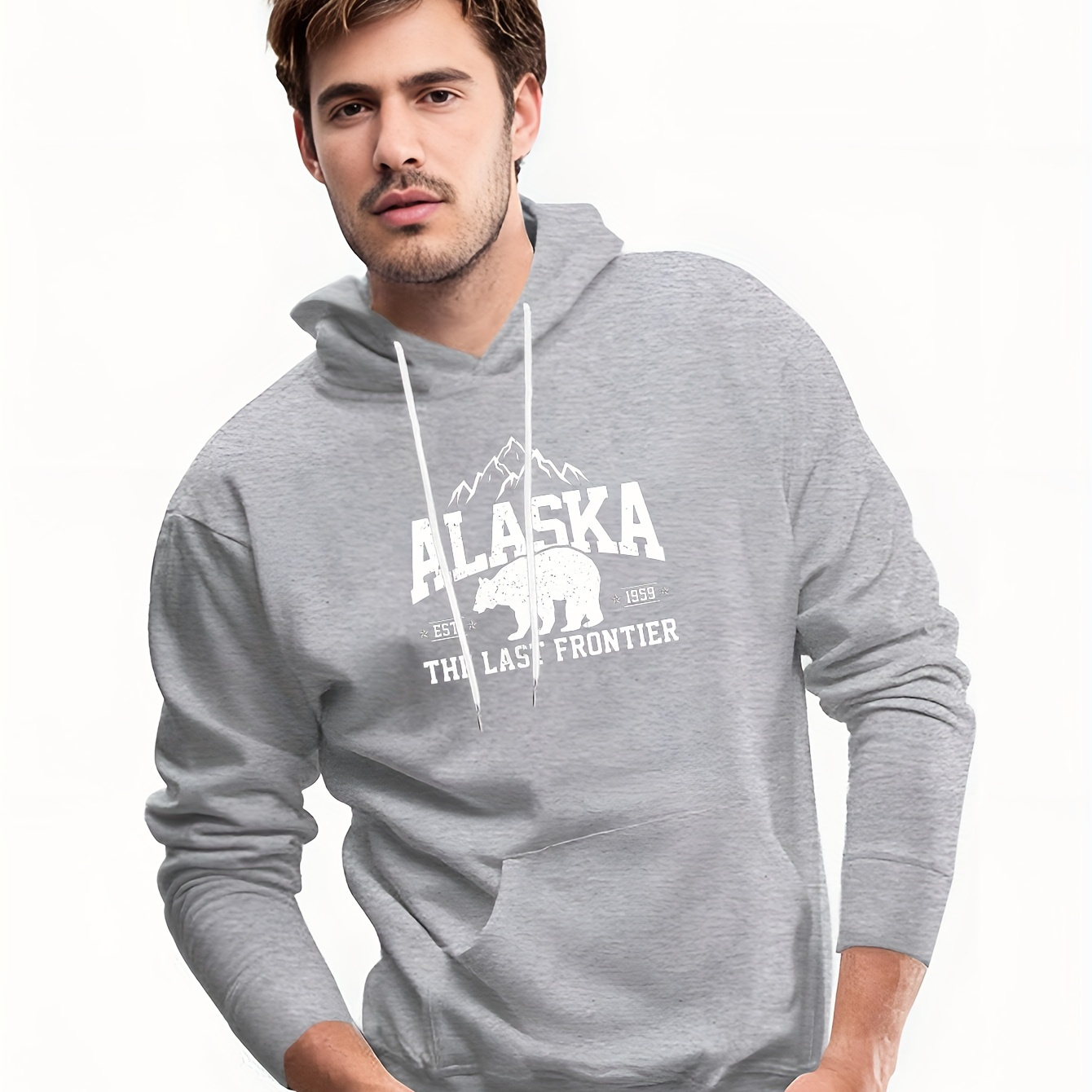 Graphic Hoodie Sweatshirt - Casual Polyester Hoodie With Drawstring, Pocket, And Animal Print Design - Loose Fit, Knit Fabric, All-season Wear
Graphic Hoodie Sweatshirt - Casual Polyester Hoodie With Drawstring, Pocket, And Animal Print Design - Loose Fit, Knit Fabric, All-season Wear