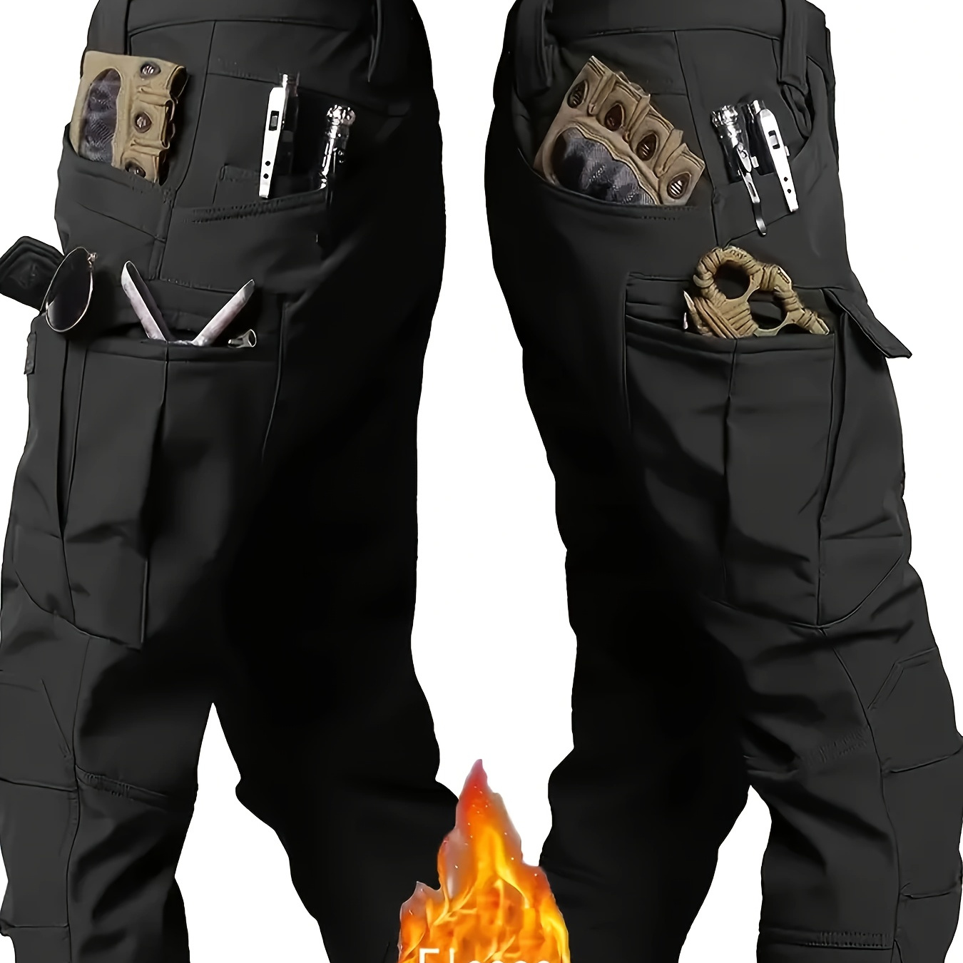 Men's Waterproof Tactical Pants - , Multi-pocket Outdoor & Training Gear, Warm Fleece-lined For , Hiking, Fishing & Use
Men's Waterproof Tactical Pants - , Multi-pocket Outdoor & Training Gear, Warm Fleece-lined For , Hiking, Fishing & Use