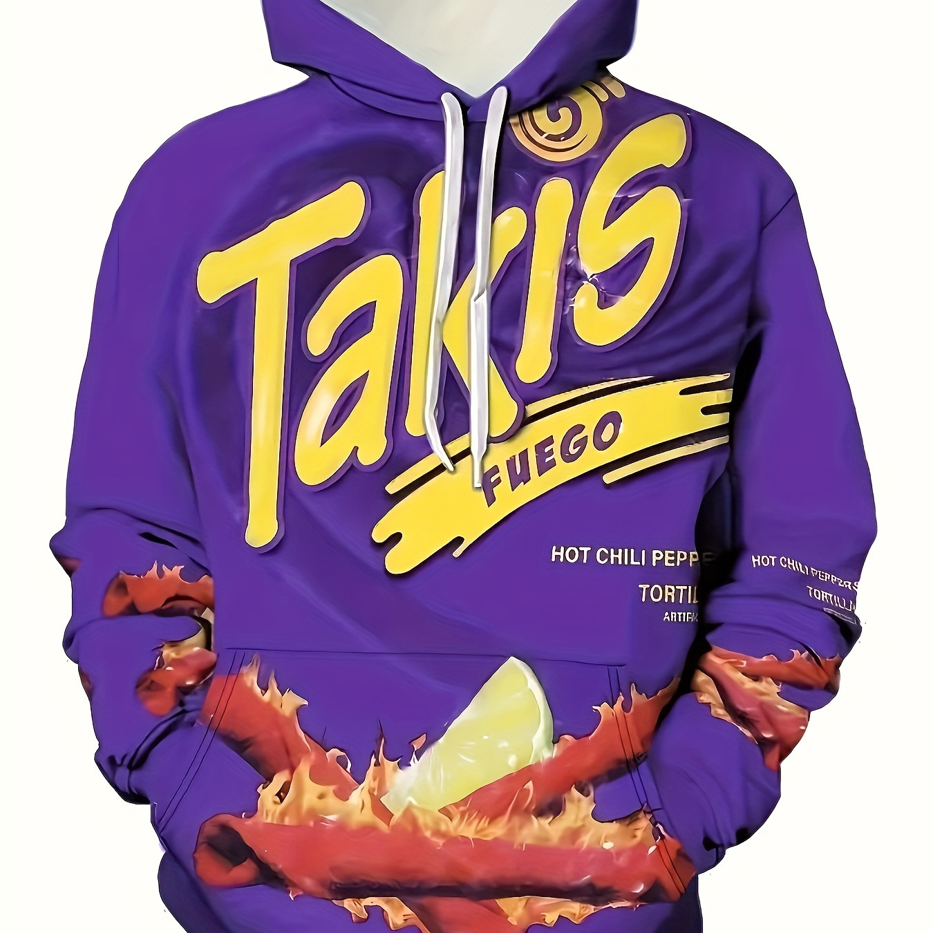 Men's Stylish Loose Food Pattern Hoodie With Pockets, Casual Breathable Long Sleeve Hooded Sweatshirt For City Walk Street Hanging Outdoor Activities
Men's Stylish Loose Food Pattern Hoodie With Pockets, Casual Breathable Long Sleeve Hooded Sweatshirt For City Walk Street Hanging Outdoor Activities