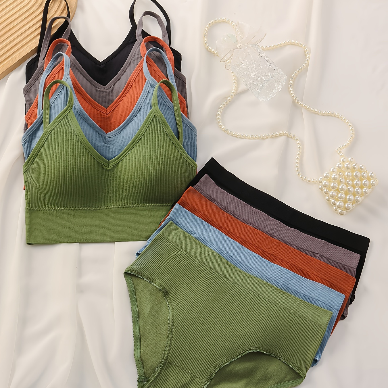 5 de Lingerie Simple, Ensemble Soutien-Gorge et Culotte Couture , Lingerie et Sous-Vêtements pour Femmes
5 de Lingerie Simple, Ensemble Soutien-Gorge et Culotte Couture , Lingerie et Sous-Vêtements pour Femmes