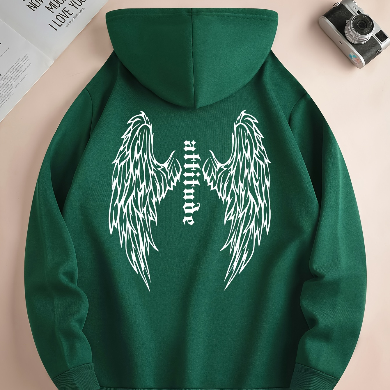 White Wing Print Hoodie, Cool Hoodies For Men, Men's Casual Graphic Design Long Sleeve Pullover Hooded Sweatshirt Retro For Winter Fall, As Gifts
White Wing Print Hoodie, Cool Hoodies For Men, Men's Casual Graphic Design Long Sleeve Pullover Hooded Sweatshirt Retro For Winter Fall, As Gifts