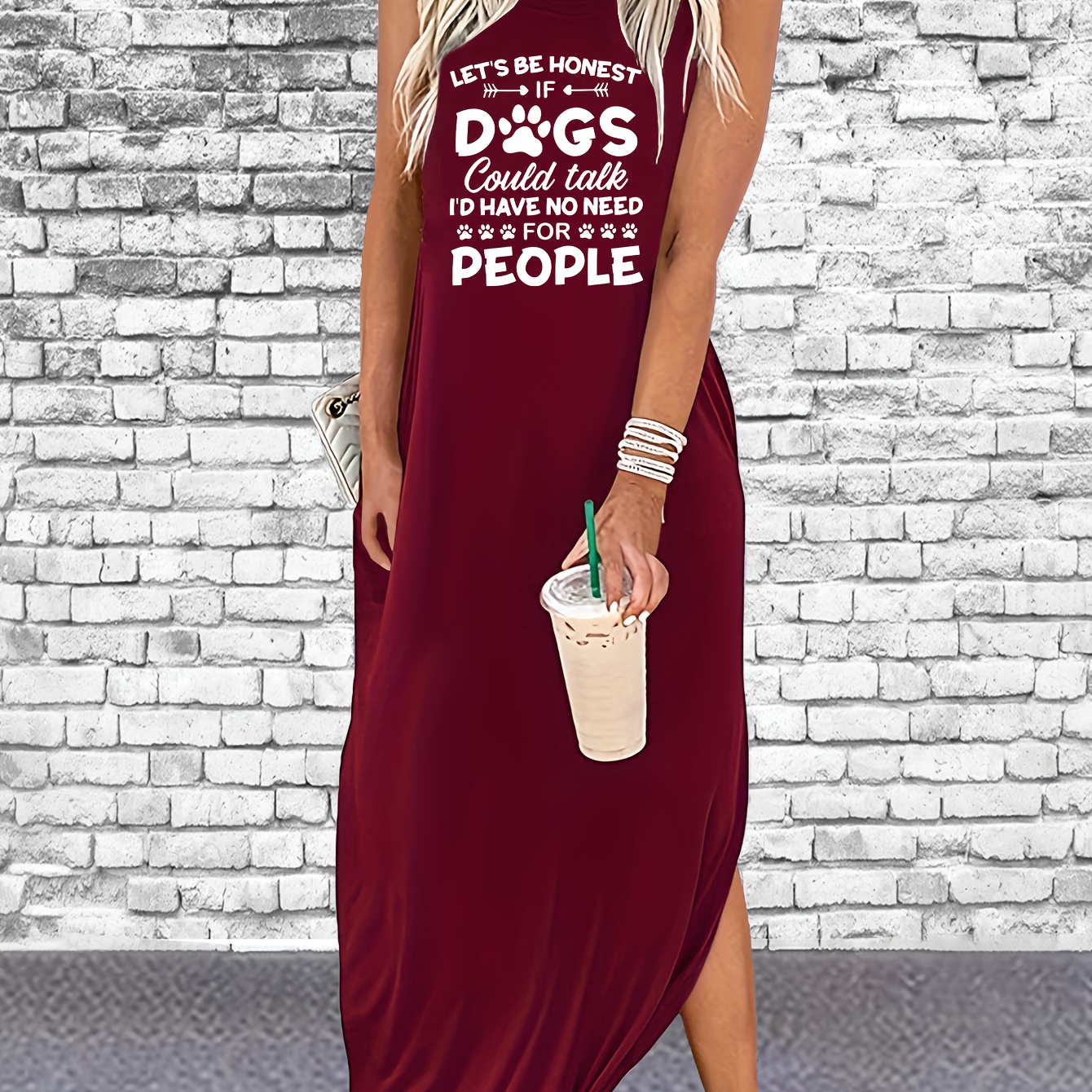 Dogs Print Tank Dress, Casual Crew Neck Sleeveless Dress For Summer, Women's Clothing
Dogs Print Tank Dress, Casual Crew Neck Sleeveless Dress For Summer, Women's Clothing