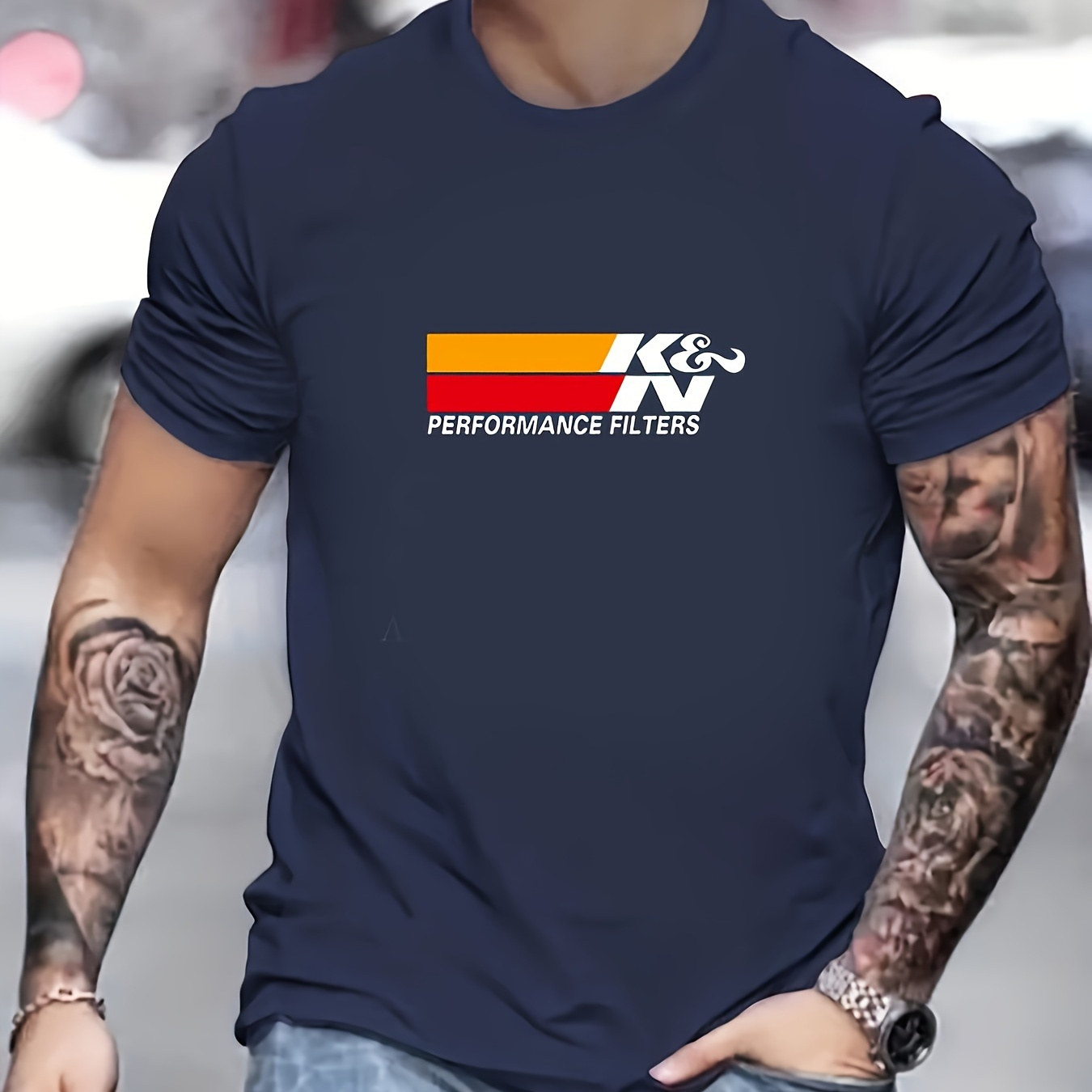 Men's Colorful Pattern Print T-shirt, Casual Breathable Fabric Graphic Tee, Street Style Outdoor Fashion Short Sleeve Shirt
Men's Colorful Pattern Print T-shirt, Casual Breathable Fabric Graphic Tee, Street Style Outdoor Fashion Short Sleeve Shirt