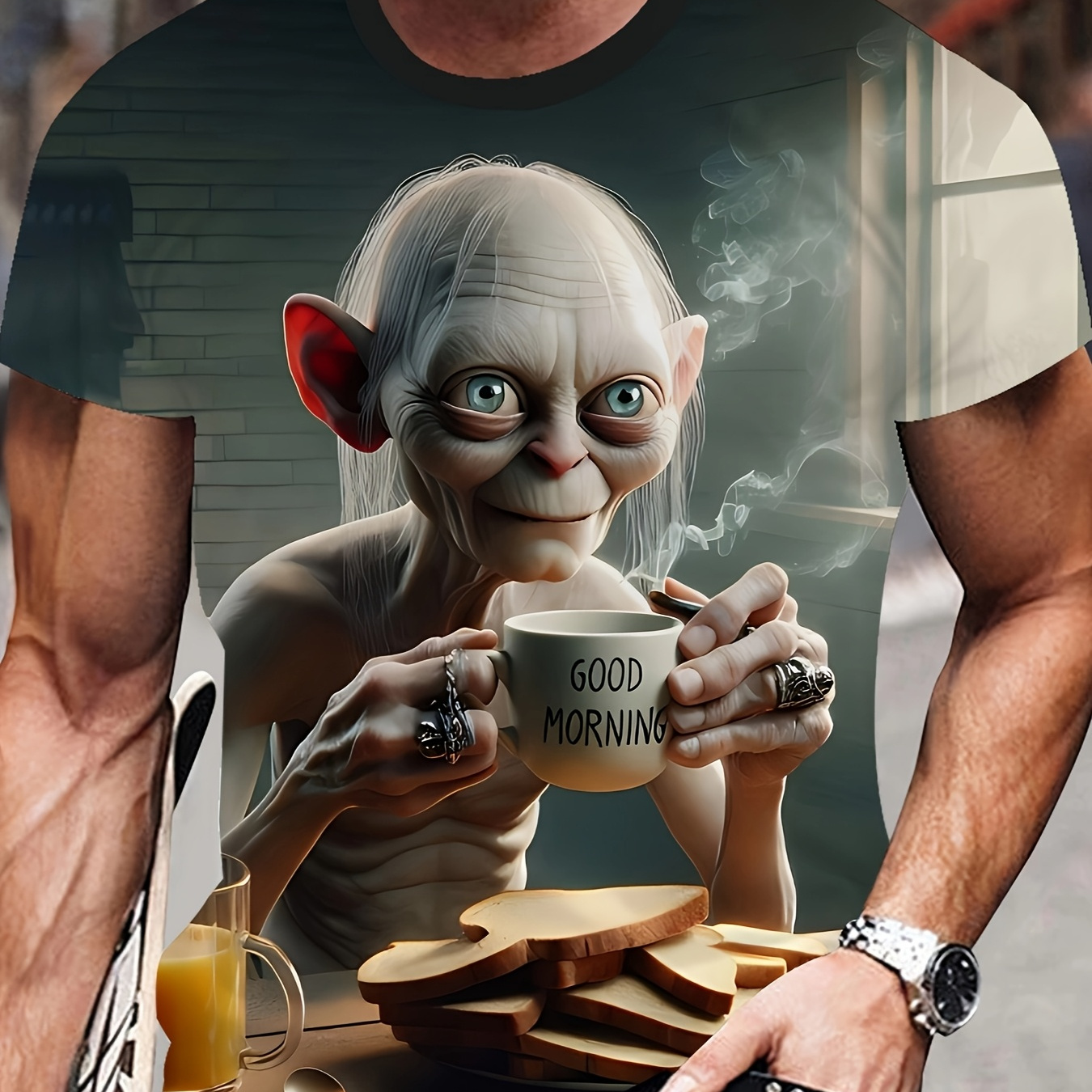Men's 3d Grandma Drinking Tea Graphic T-shirt - Casual Crew Neck, Short Sleeve, Summer & Party Wear
Men's 3d Grandma Drinking Tea Graphic T-shirt - Casual Crew Neck, Short Sleeve, Summer & Party Wear