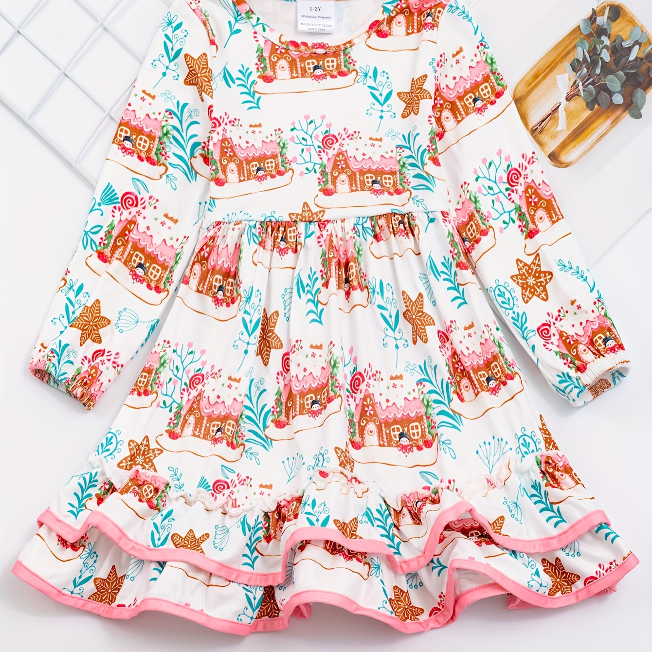 Sweet Candy Cabin In The Snow Graphic Long Sleeve Dress Spring Fall Girls Christmas Gift
Sweet Candy Cabin In The Snow Graphic Long Sleeve Dress Spring Fall Girls Christmas Gift