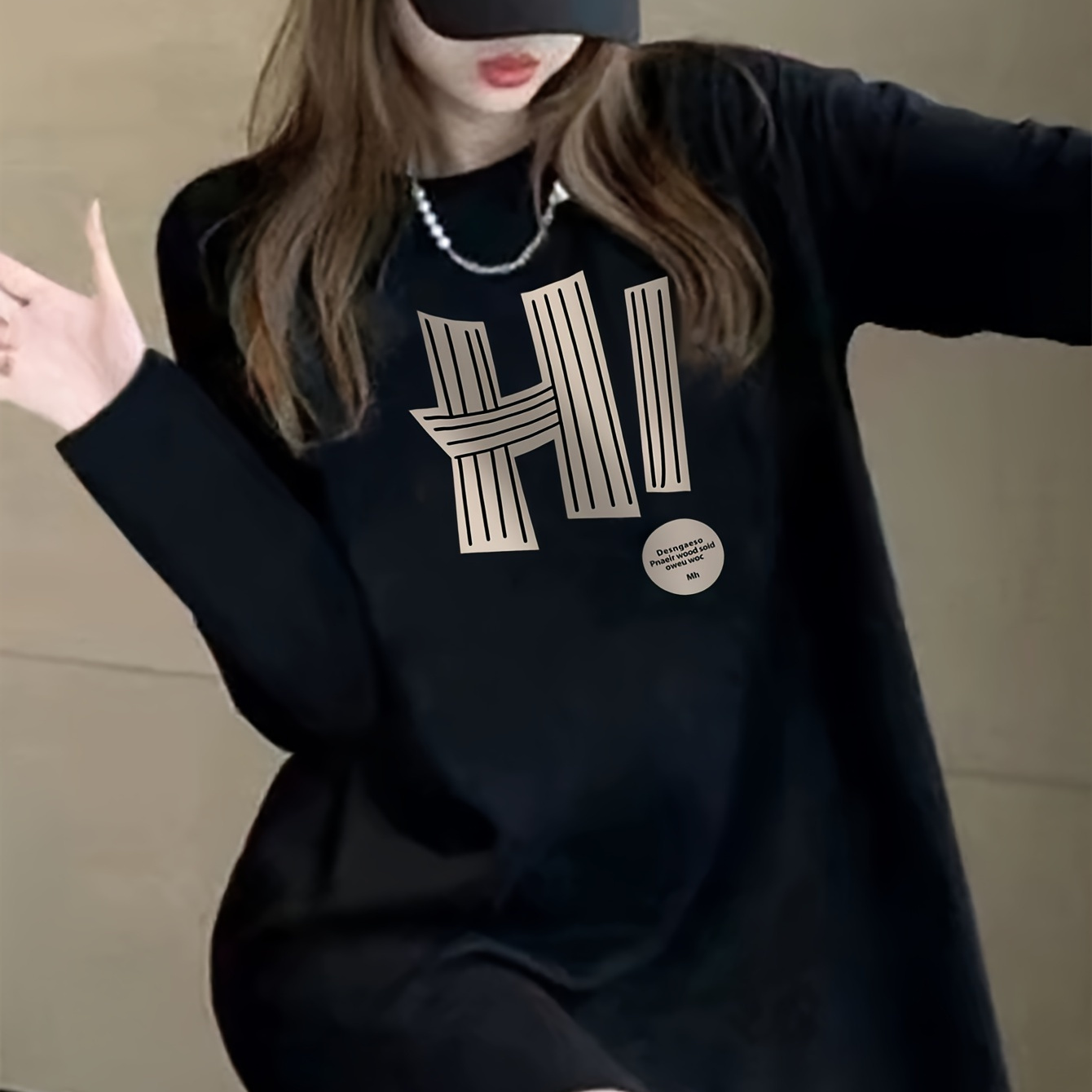 Letter Print Crew Neck T-shirt, Casual Long Sleeve T-shirt For Spring & Fall, Women's Clothing
Letter Print Crew Neck T-shirt, Casual Long Sleeve T-shirt For Spring & Fall, Women's Clothing