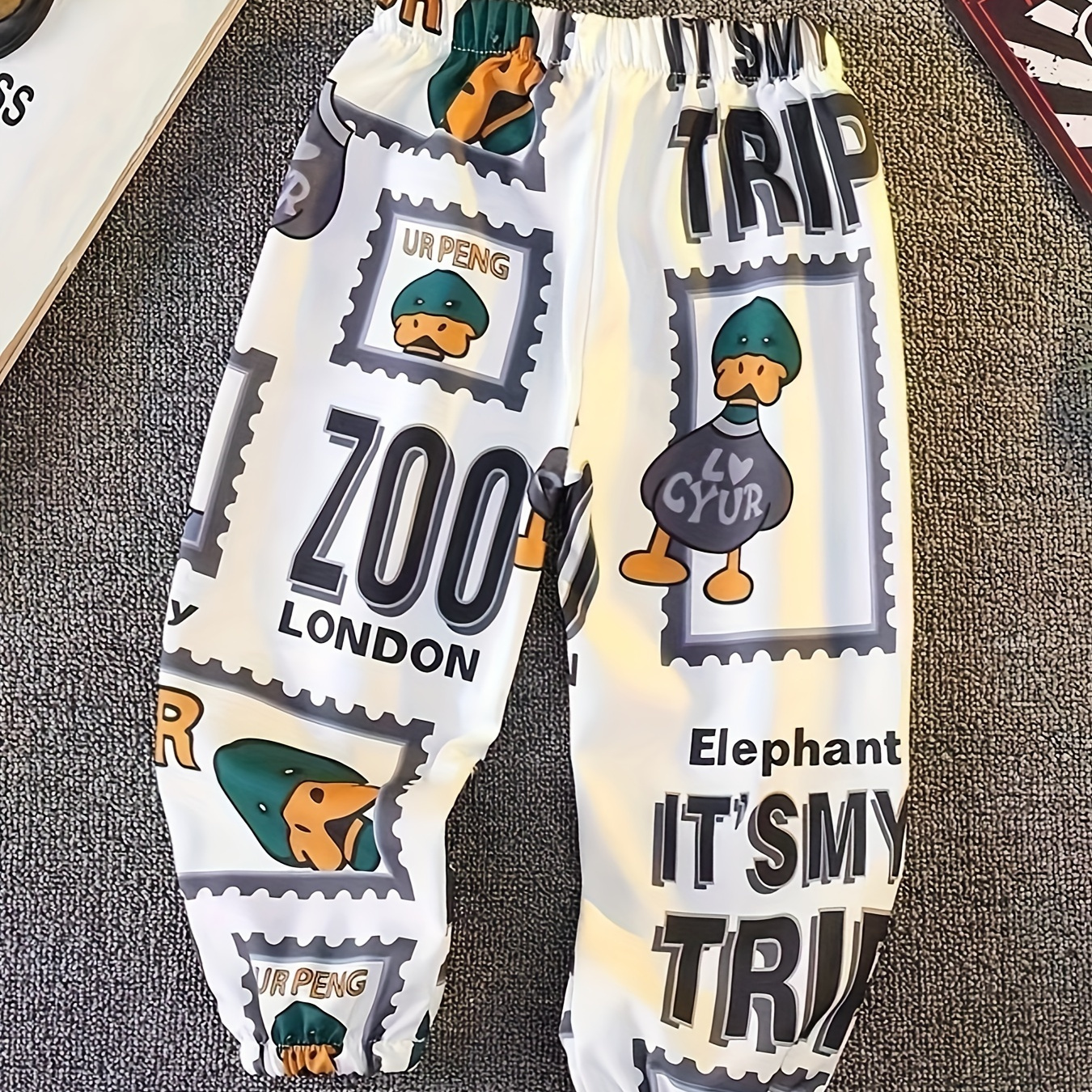 Summer Cartoon Duck Full Print Boys Casual Soft Comfortable Long Pants, Boys Clothes Outdoor
Summer Cartoon Duck Full Print Boys Casual Soft Comfortable Long Pants, Boys Clothes Outdoor