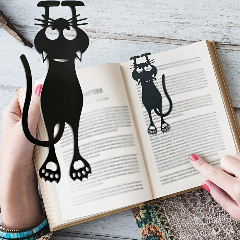 3pcs Curious Cat Bookmark Cutout Bookmark Cute Cat Paws Locate Reading Progress Cat Bookmarks 3d Funny Cat Bookmark Black Bookmark Cartoon Book Marks For Book Lovers
3pcs Curious Cat Bookmark Cutout Bookmark Cute Cat Paws Locate Reading Progress Cat Bookmarks 3d Funny Cat Bookmark Black Bookmark Cartoon Book Marks For Book Lovers