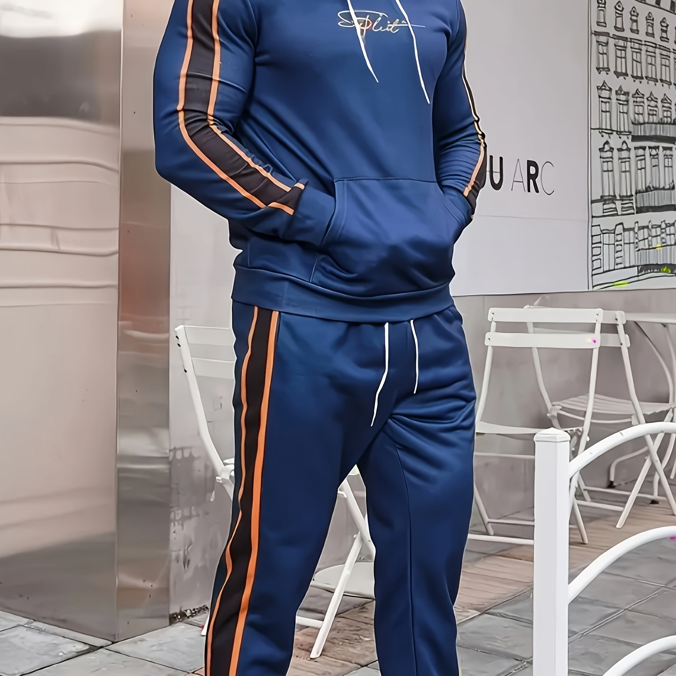 1 Set Athletic 2pcs , Hooded Polyester Pattern, Long Sleeve, Slight For Running, , - Fall/
1 Set Athletic 2pcs , Hooded Polyester Pattern, Long Sleeve, Slight For Running, , - Fall/