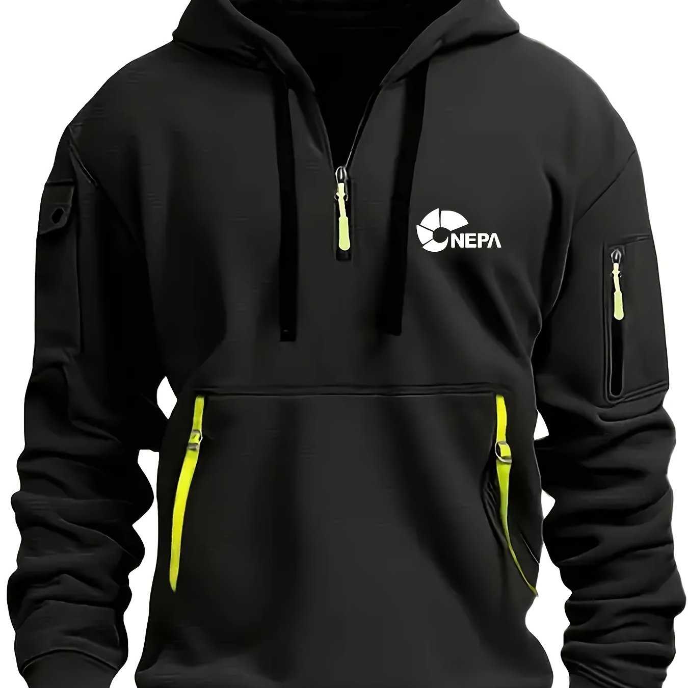 1pc Men's Casual Pullover Hoodie - Polyester Knit Fabric, Regular Fit, Solid Color, With Pockets, For Autumn/winter - Fashion Sports Sweatshirt
1pc Men's Casual Pullover Hoodie - Polyester Knit Fabric, Regular Fit, Solid Color, With Pockets, For Autumn/winter - Fashion Sports Sweatshirt