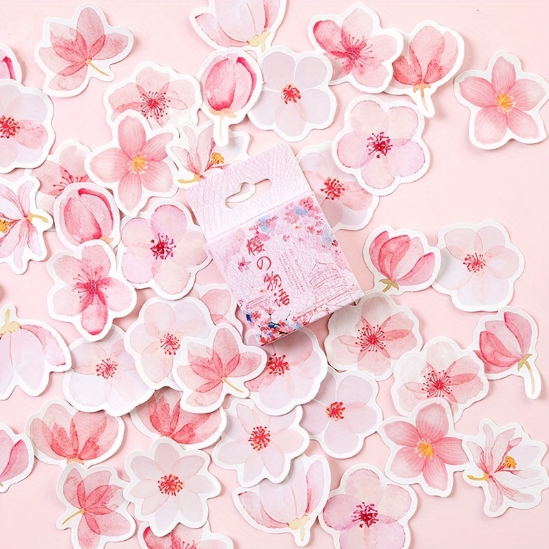 45pcs/1 Box Cherry Planner Flower Paper Stickers For Journal Mp3 Phone Decorative Diy Paper Craft Gift For Birthday/easter/president's Day/boy/girlfriends
45pcs/1 Box Cherry Planner Flower Paper Stickers For Journal Mp3 Phone Decorative Diy Paper Craft Gift For Birthday/easter/president's Day/boy/girlfriends