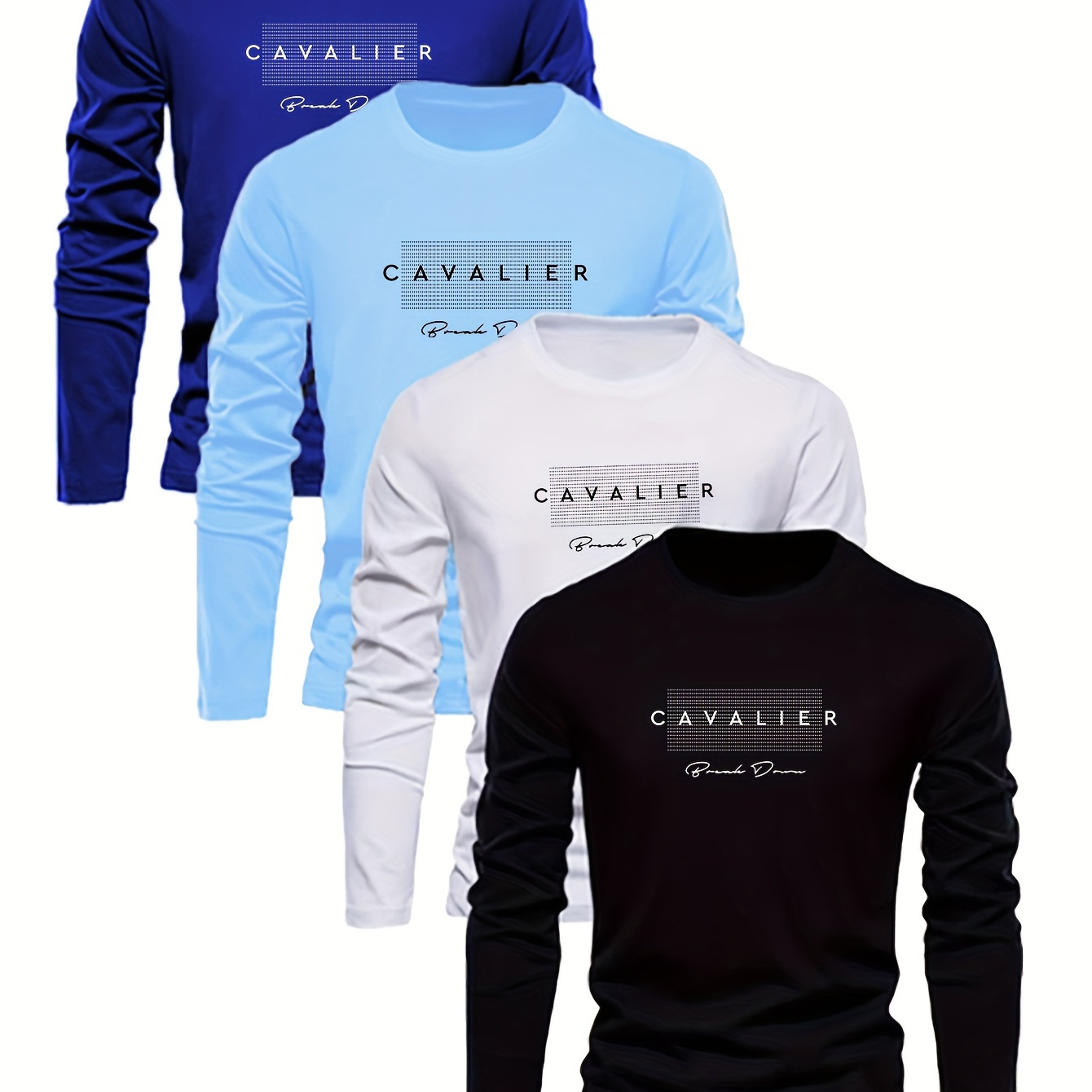 4- Long T-shirts, Pullover , Tee, , Letter , Knitted, , Fit, Streetwear, Layering Shirts For
4- Long T-shirts, Pullover , Tee, , Letter , Knitted, , Fit, Streetwear, Layering Shirts For