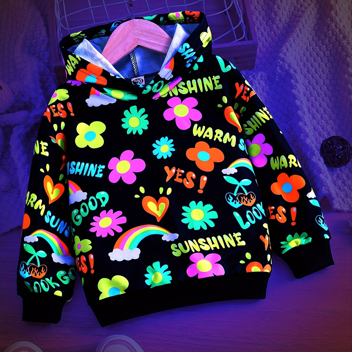 Girls Colorful Sunshine & Flowers Graphic Hoodie Long Sleeve Sweatshirt Pullover Kids Fashion Hoodies
Girls Colorful Sunshine & Flowers Graphic Hoodie Long Sleeve Sweatshirt Pullover Kids Fashion Hoodies