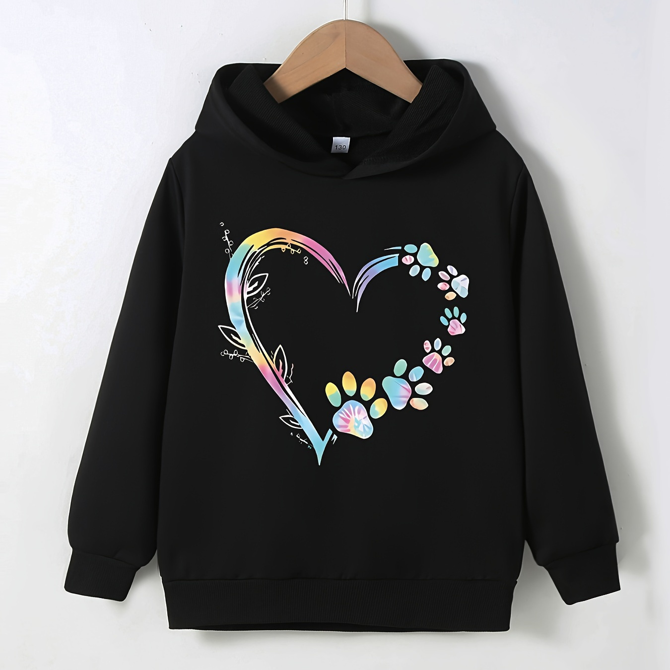 Toddler Girls Hooded Sweatshirt, Creative Heart Print, Party Everyday Casual Hoodie Knitted Tops For Kids, For Autumn/ Winter
Toddler Girls Hooded Sweatshirt, Creative Heart Print, Party Everyday Casual Hoodie Knitted Tops For Kids, For Autumn/ Winter