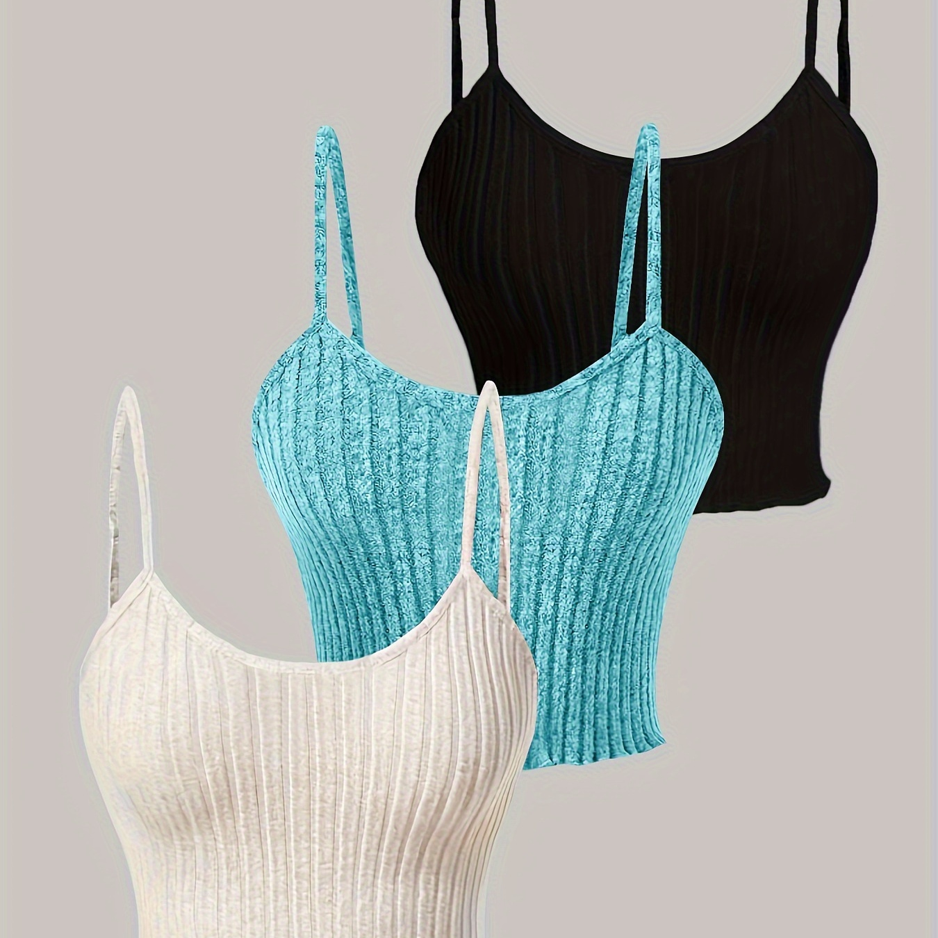 New Women's Casual Sexy Off-shoulder Outerwear Suspender Shirt Sexy Versatile Women's Top Knitted Threaded Multi-set Basic Innerwear Suspender Vest
New Women's Casual Sexy Off-shoulder Outerwear Suspender Shirt Sexy Versatile Women's Top Knitted Threaded Multi-set Basic Innerwear Suspender Vest