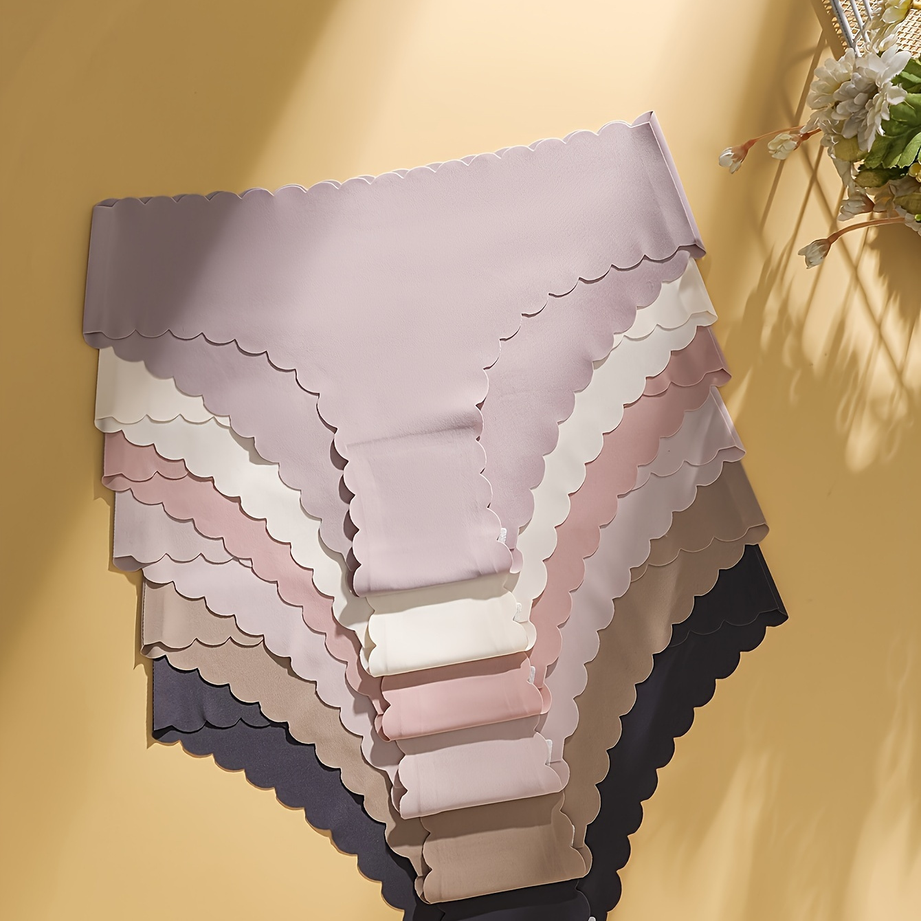 6pcs Solid Trim Briefs, Sexy Comfy Breathable Stretchy Intimates Panties, Women's Lingerie & Underwear
6pcs Solid Trim Briefs, Sexy Comfy Breathable Stretchy Intimates Panties, Women's Lingerie & Underwear