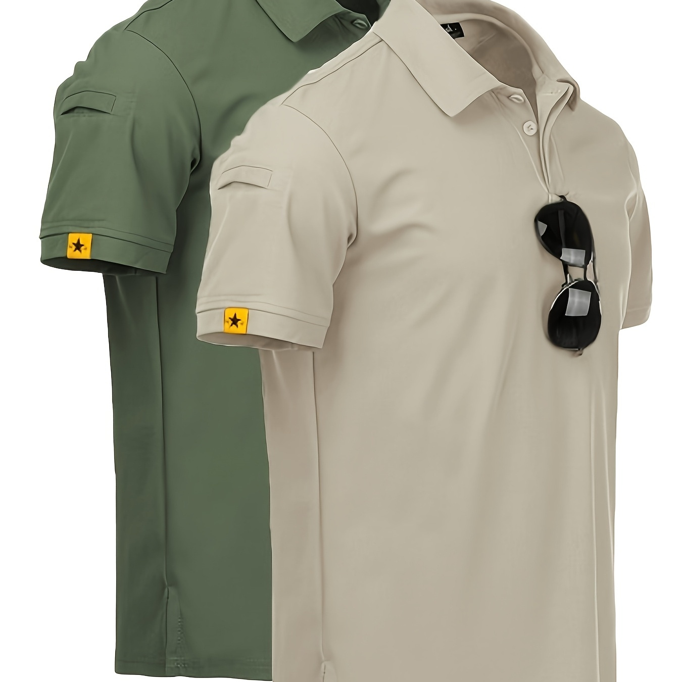 2pcs Men's Casual Shirts - Breathable, Stretch Fabric With Button Detail, Summer Wear, Men's Shirts
2pcs Men's Casual Shirts - Breathable, Stretch Fabric With Button Detail, Summer Wear, Men's Shirts