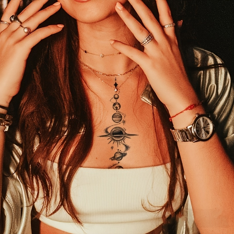 1pc Star Chain Cool Dream Planet Universe Tattoo Sticker Herbal Waterproof Lasting Juice Tattoo Sticker
1pc Star Chain Cool Dream Planet Universe Tattoo Sticker Herbal Waterproof Lasting Juice Tattoo Sticker