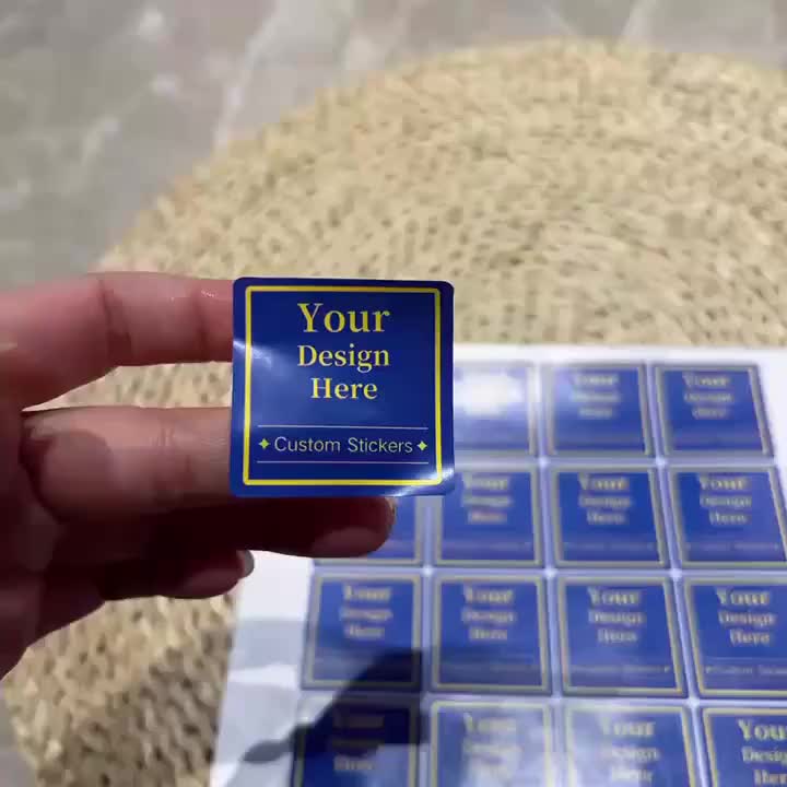 Custom Rectangular Stickers in Multiple Sizes and Quantities