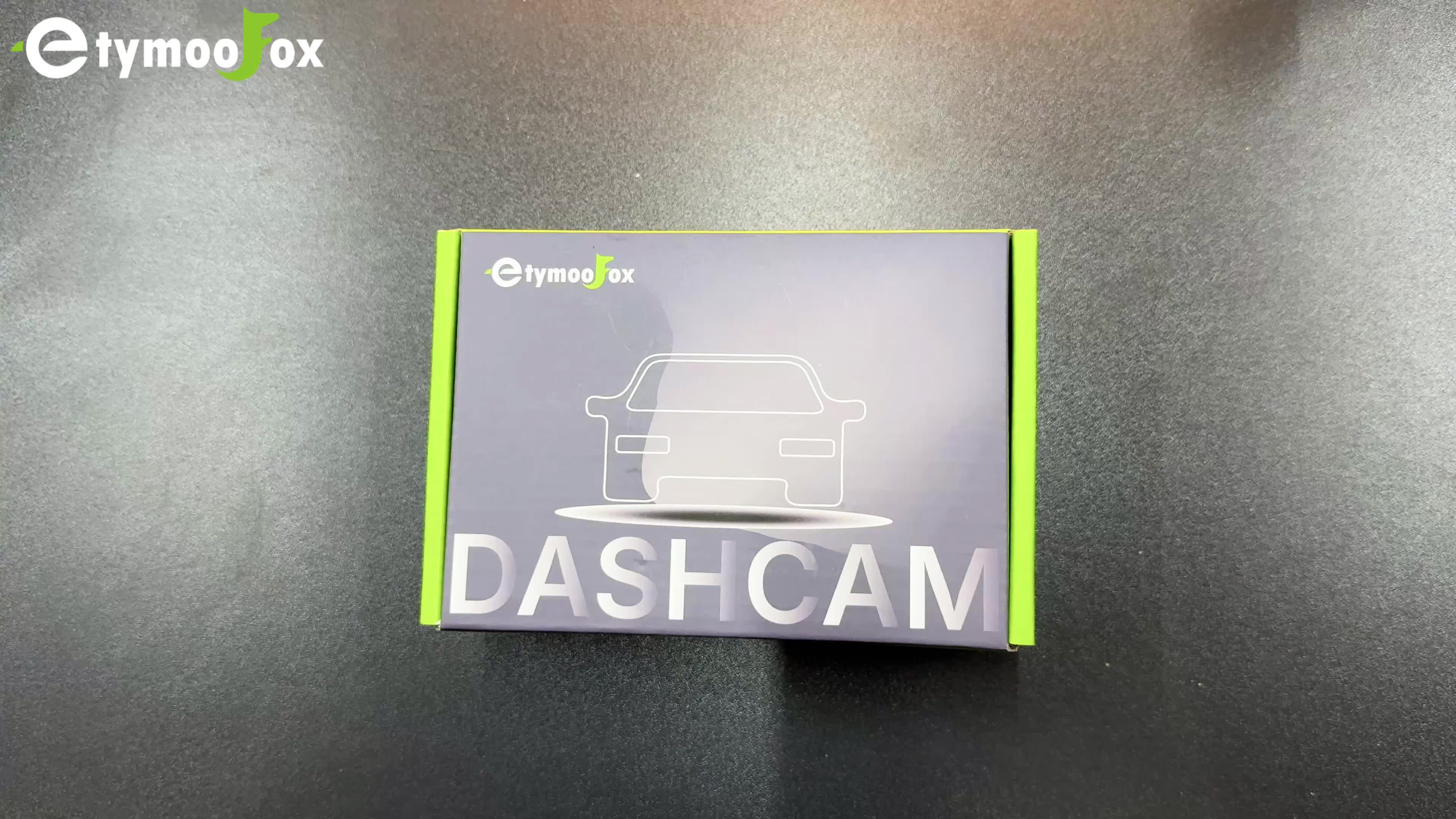 Dual Dash Cam with 1080P Front and 720P Interior, Night Vision