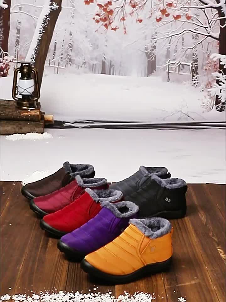 Shoes Winter New Lovers Snow Boots and Velvet Padded Boots