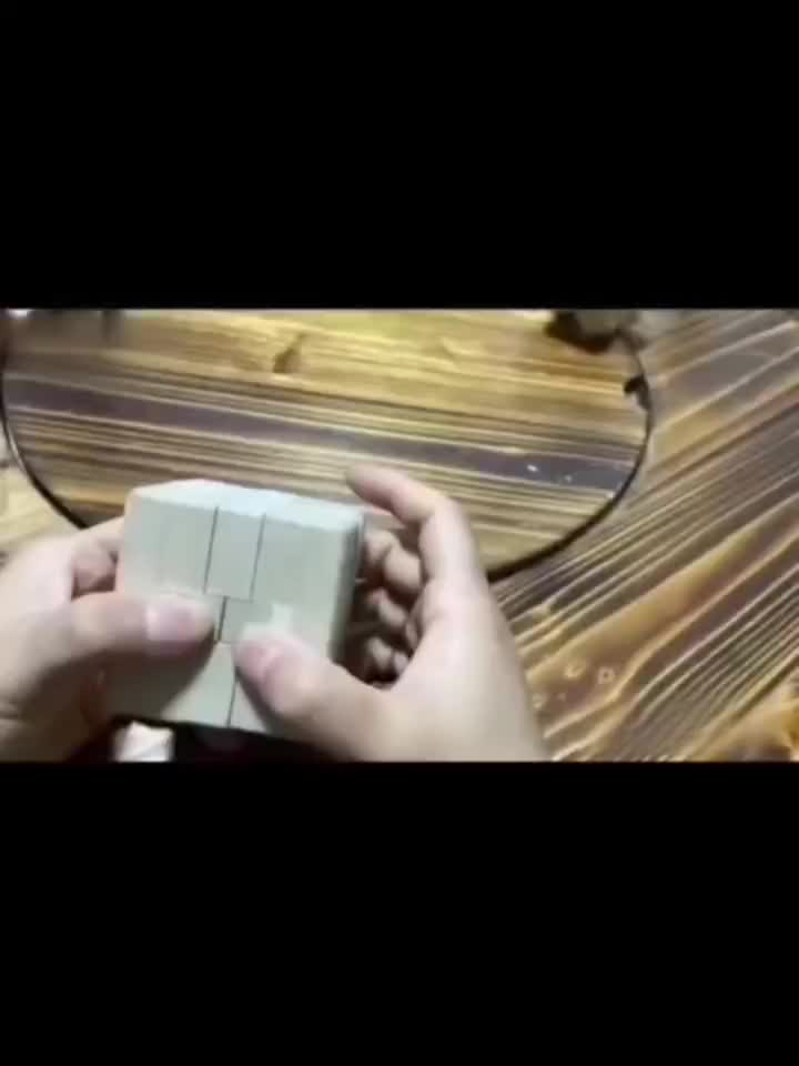 Wooden 3D Interlocking Puzzle Game, Birthday Gift