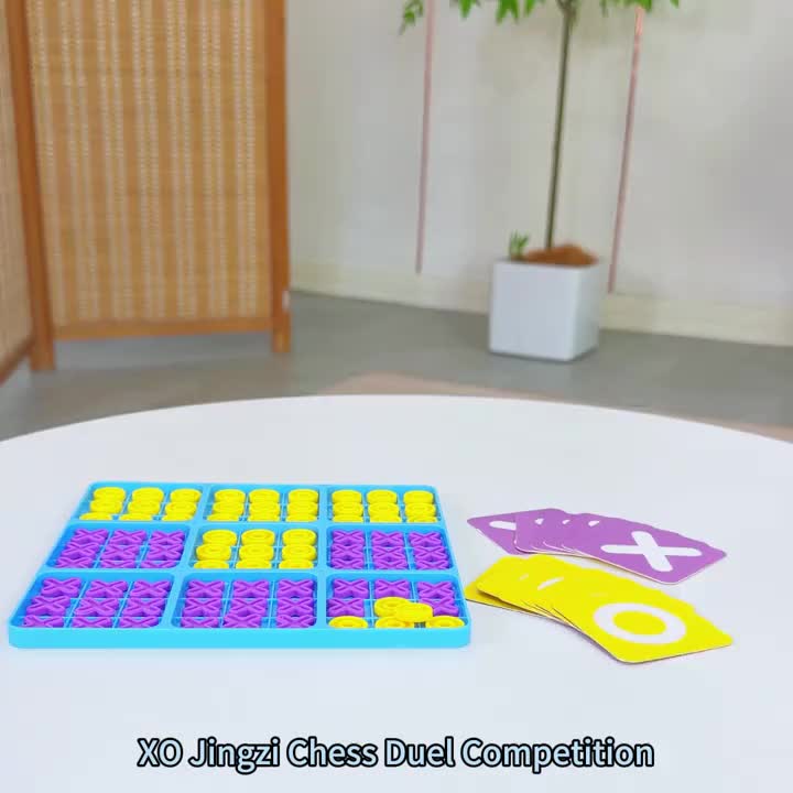 18x18cm XO Tic-Tac-Toe Board Set, Interactive Game