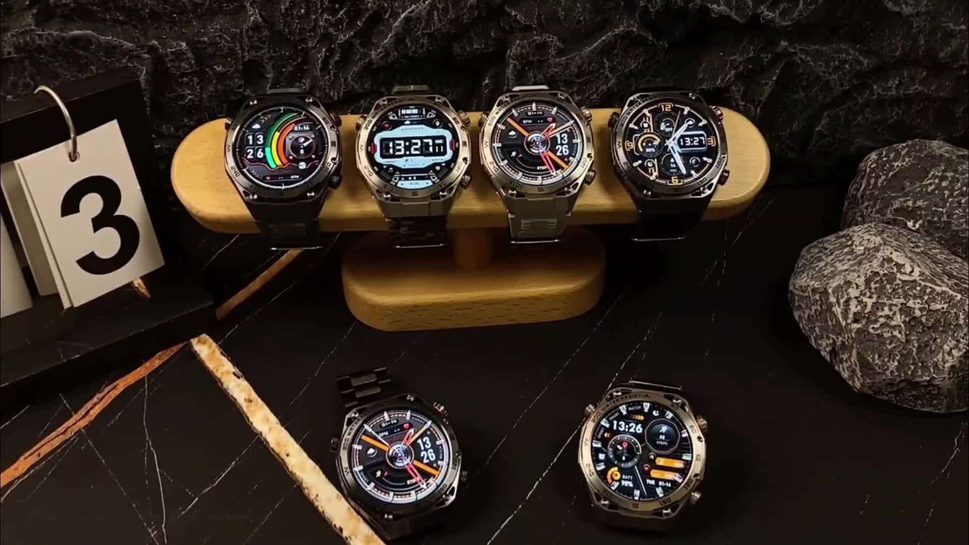 Durable Smartwatch with Lightweight Alloy Design