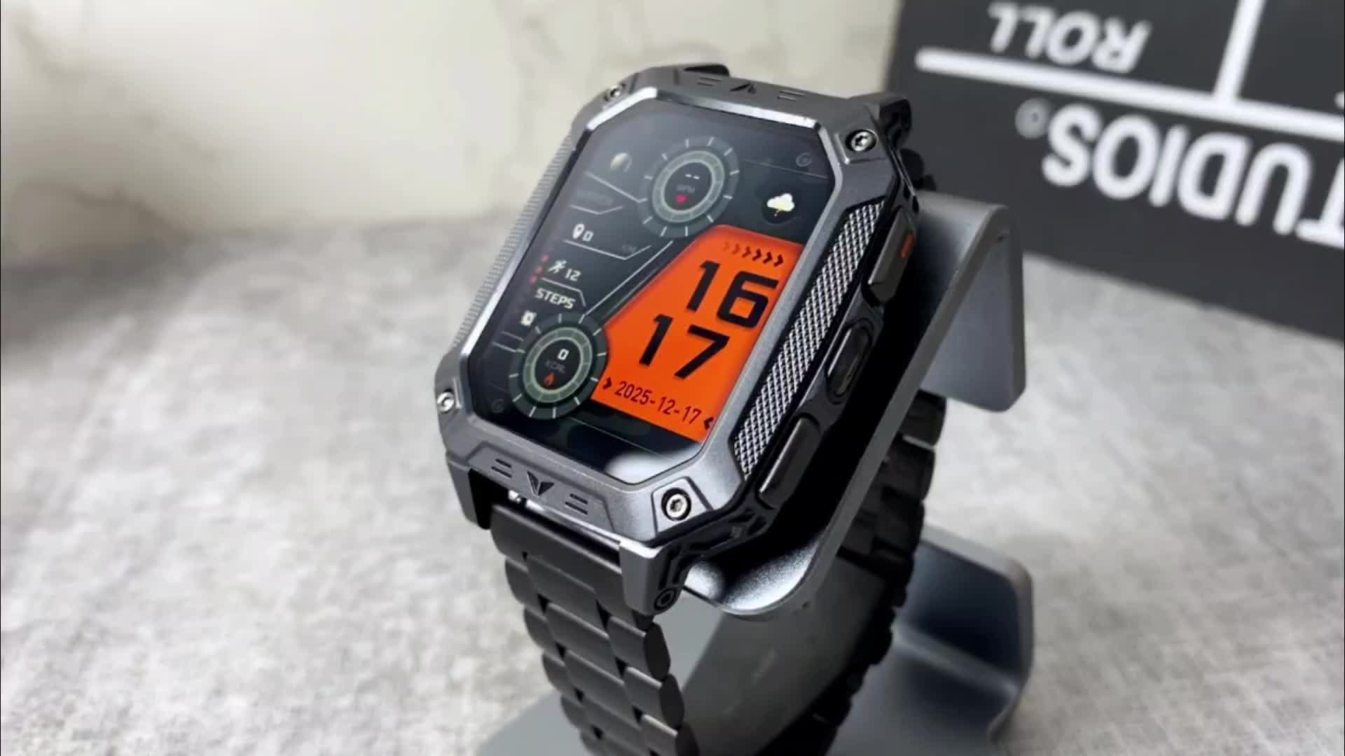 2026 New Men's Smart Watch with 1400mAh Large-capacity Battery
