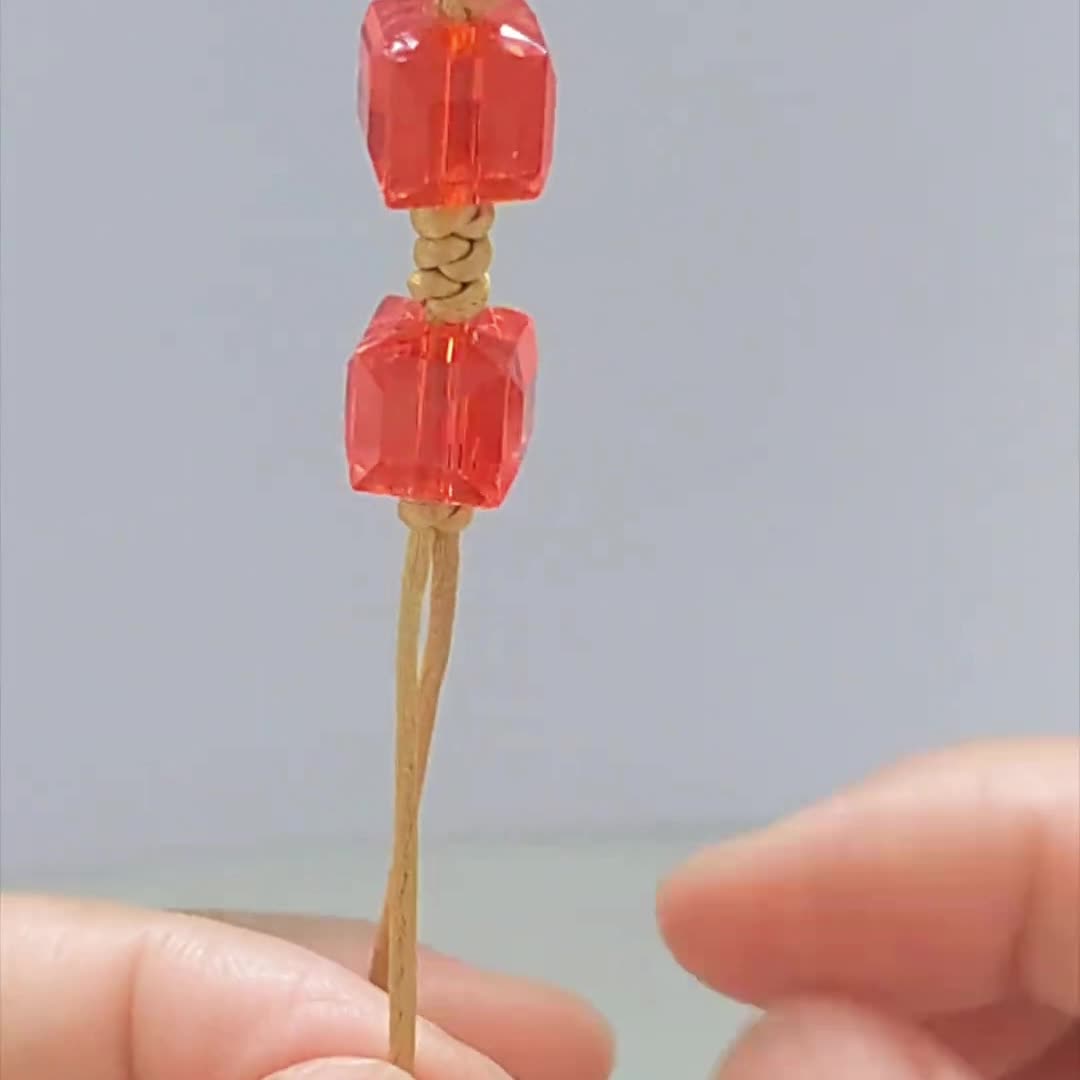 28pcs Pack Square Ceramic Beads for DIY Jewellery Making