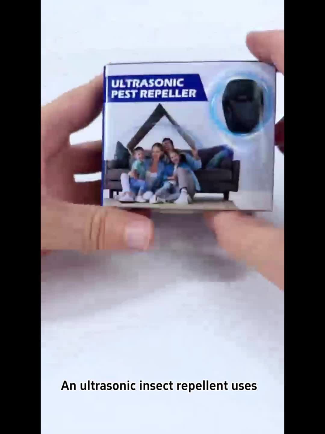Ultrasonic Pest Repeller with Dual Speakers USB Powered for Indoor Rodent and Insect Control Safe for Humans and Pets
