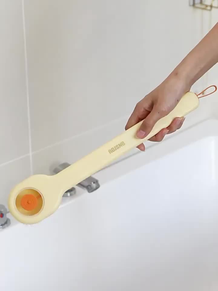 3pcs Liquid-Filled Soft Bristle Bath Brushes Set