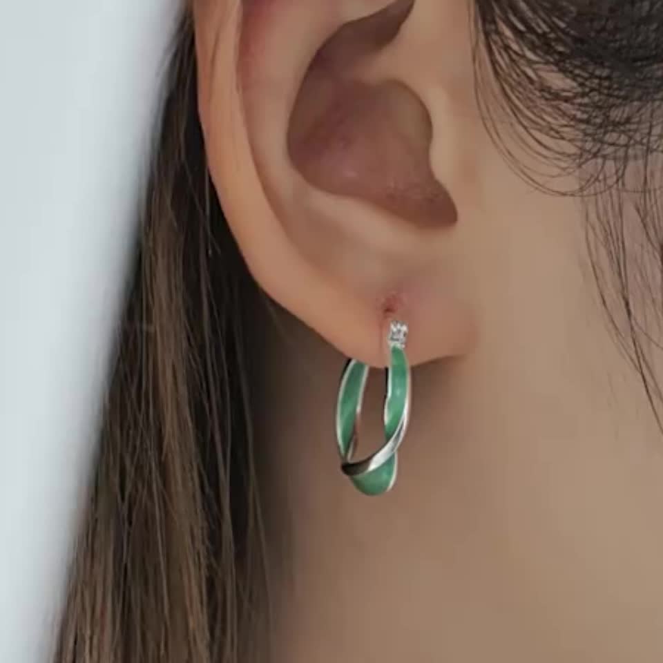 2pcs Women's S925 Sterling Silver Stud Earrings — Elegant Gift