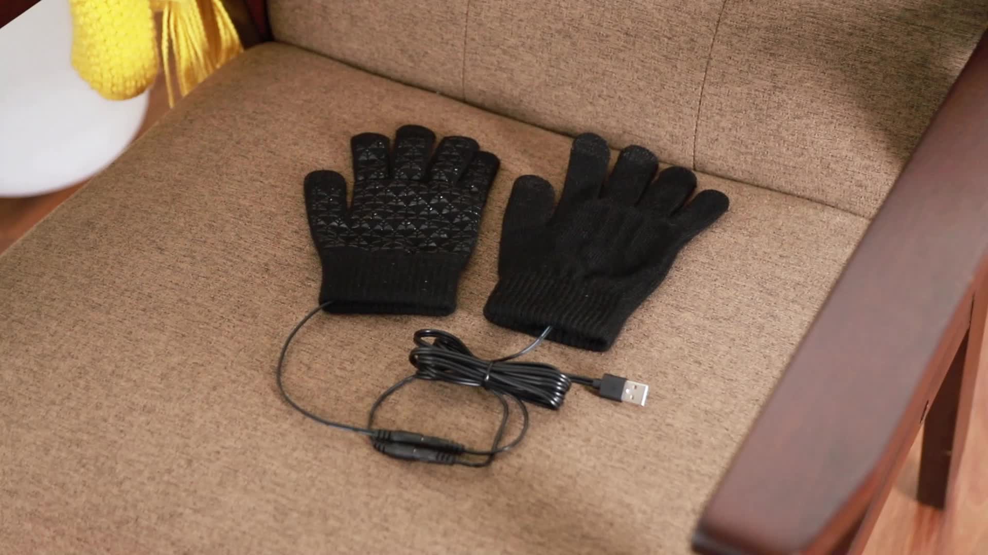 USB Electric Heating Gloves for Winter Warm-Up